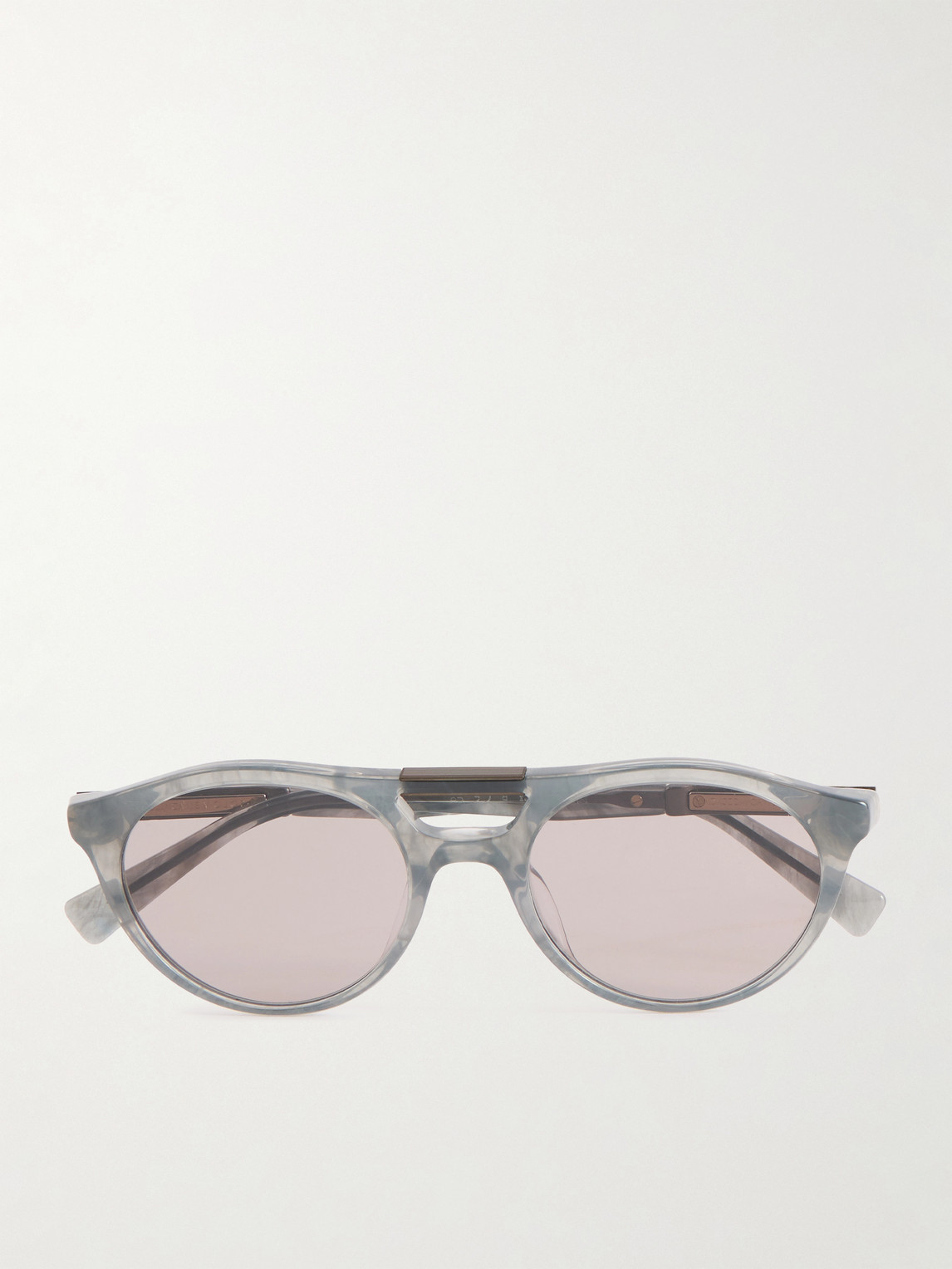 Brunello Cucinelli Round-Frame Acetate Sunglasses - Men