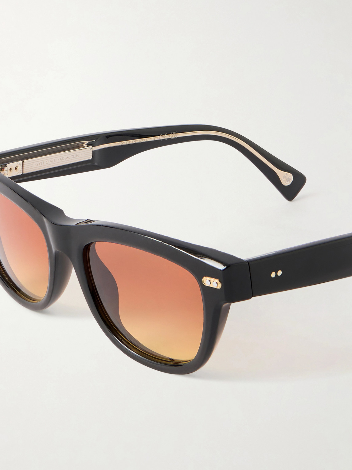  Brunello Cucinelli - D-frame Acetate Sunglasses - Men - Black 