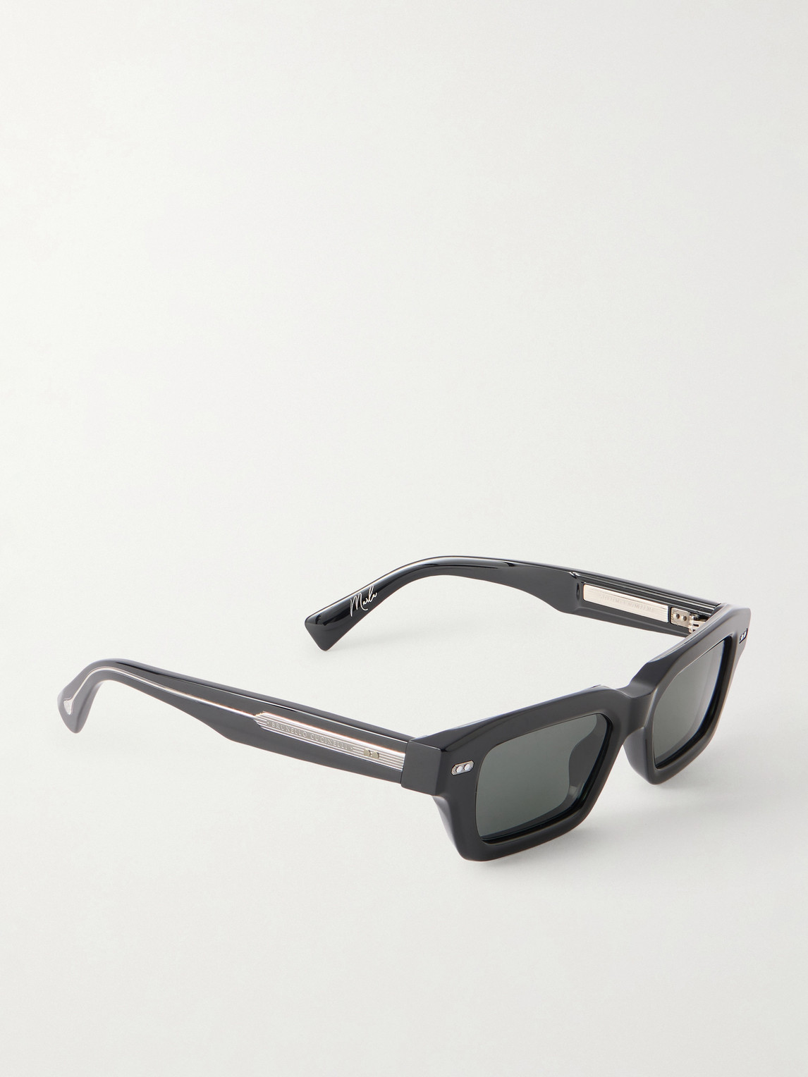  Brunello Cucinelli - Marla Square-frame Acetate Sunglasses - Men - Black 