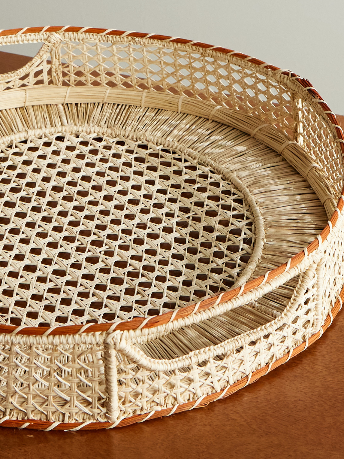  La Doublej - Raffia Tray - Men - Natural 