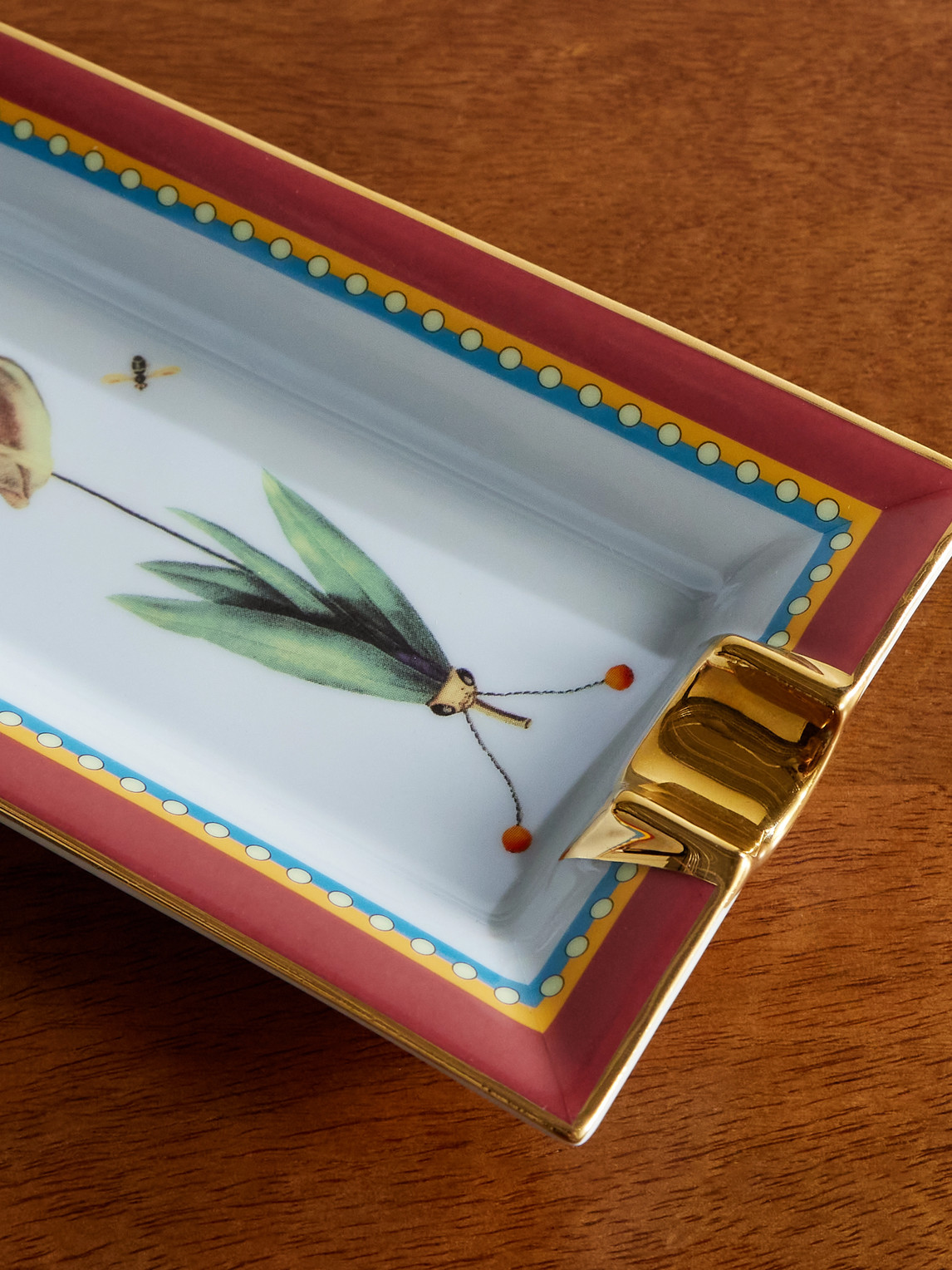  La Doublej - Beto Val Leaftrail Painted Porcelain Incense Holder - Men - White 