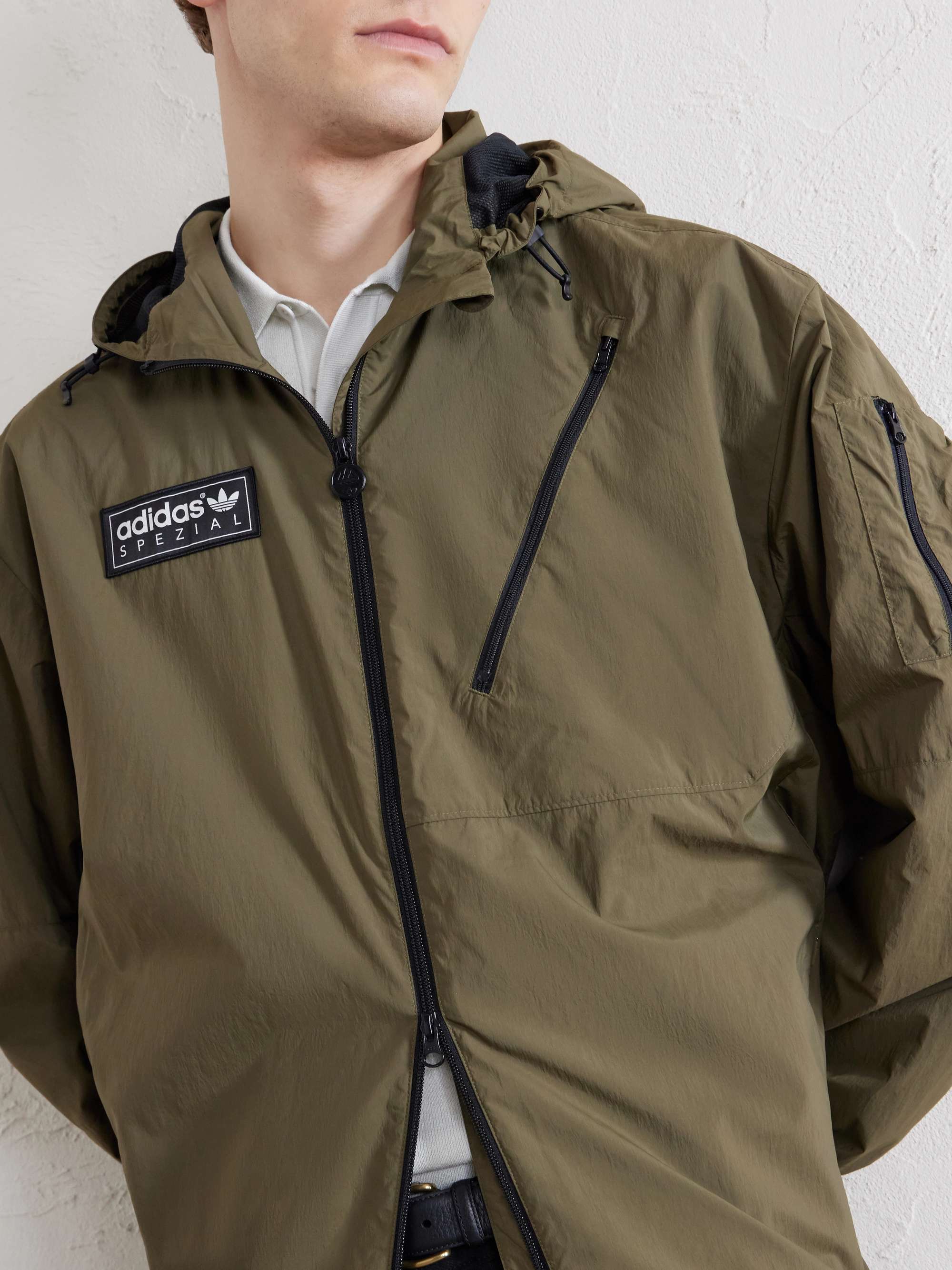 ADIDAS ORIGINALS Buckstead Spzl Logo-Appliquéd Recycled-Shell