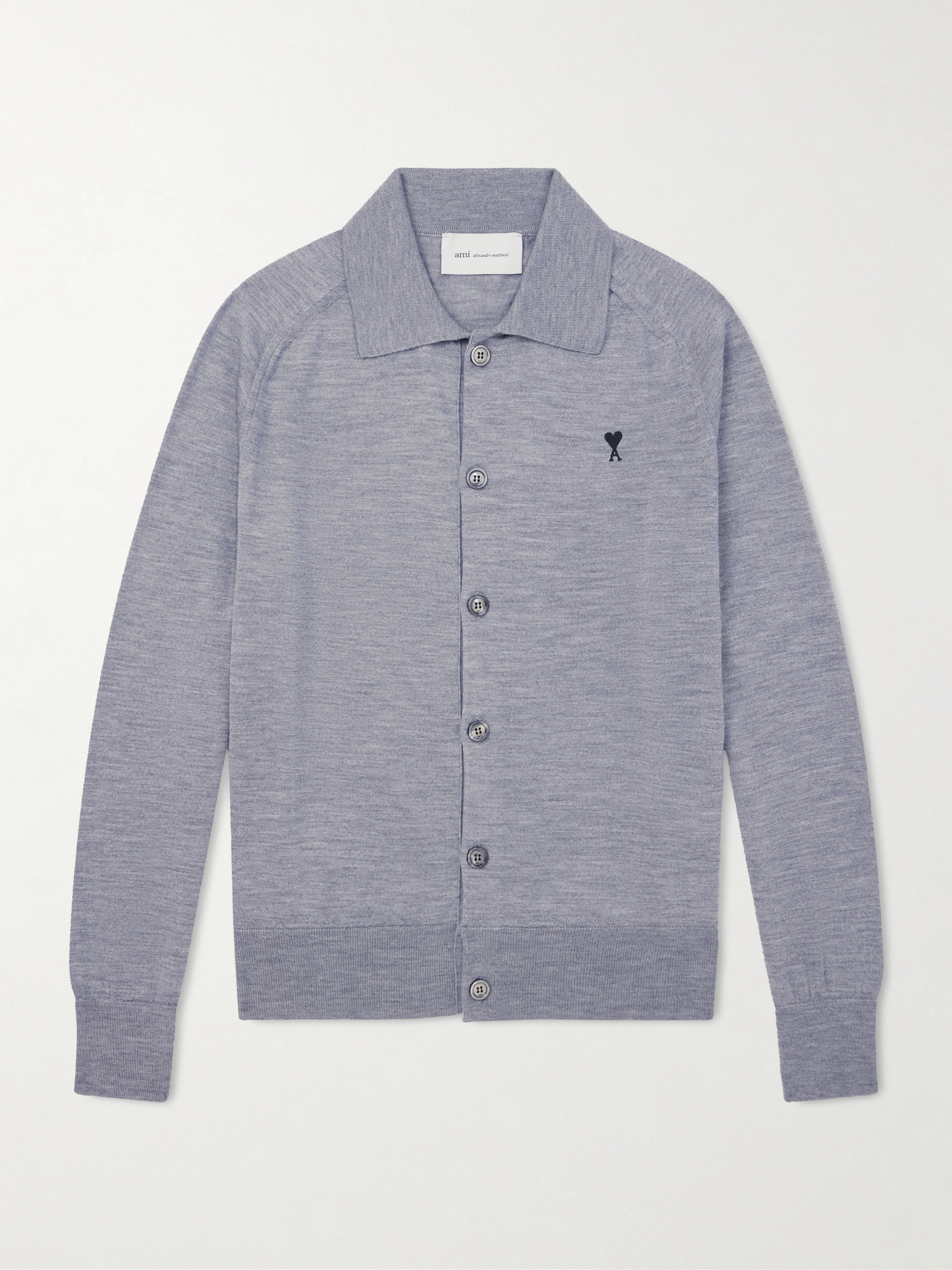 Quota Logo-Embroidered Merino Wool Cardigan — Image 6