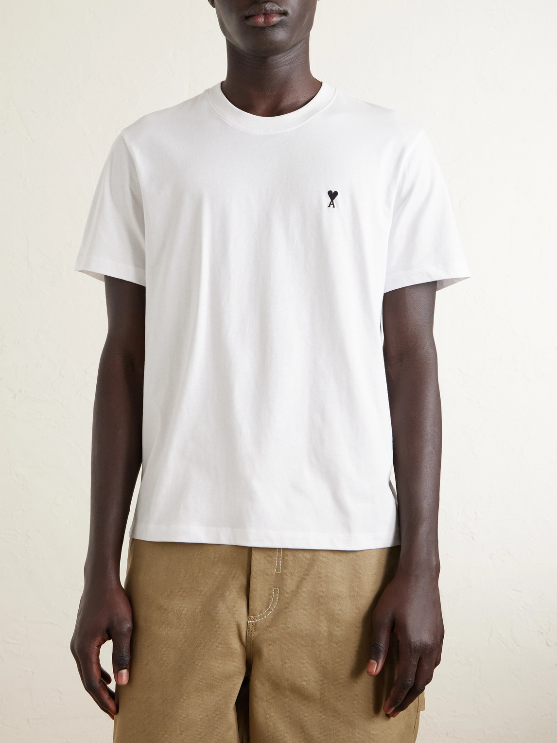 Logo-Embroidered Cotton-Jersey T-Shirt