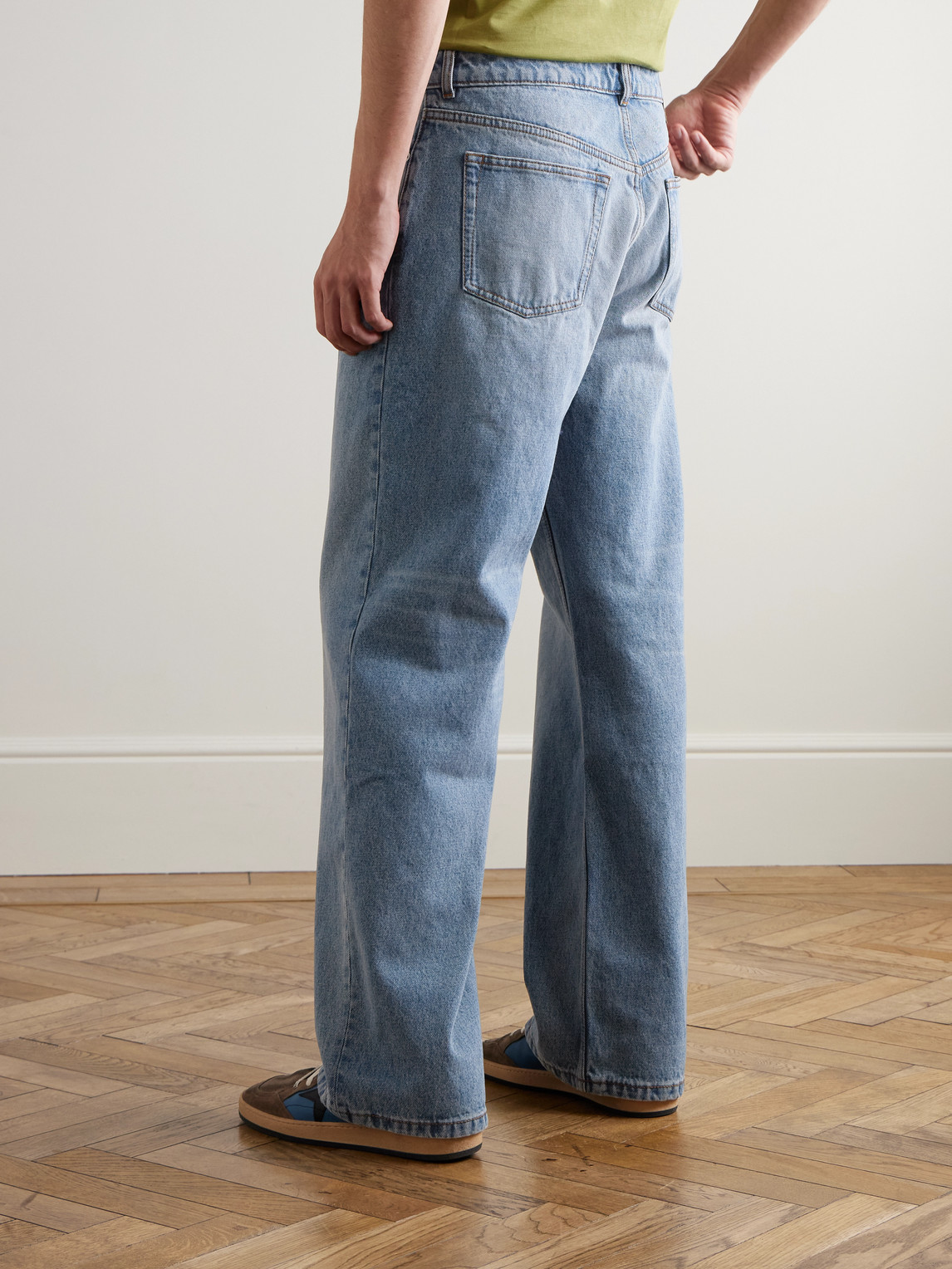  Ami Paris - Wide-leg Jeans - Men - Blue - Uk/us 28 