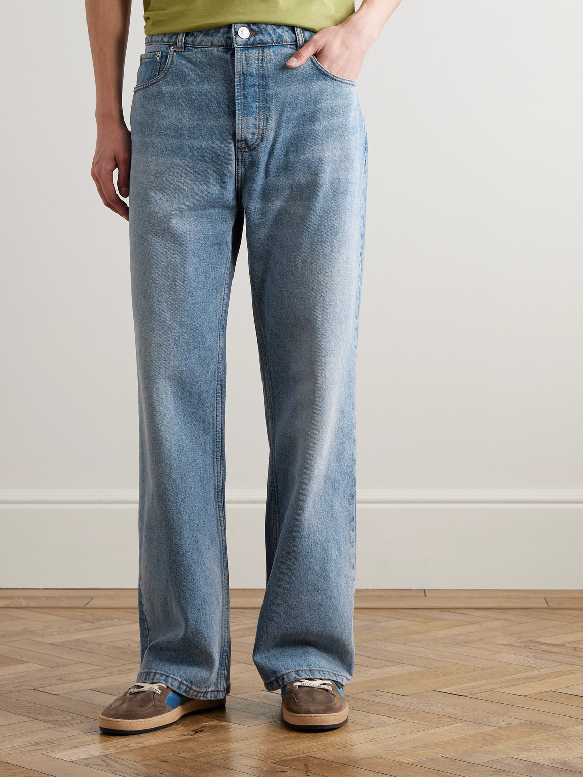  Ami Paris - Wide-leg Jeans - Men - Blue - Uk/us 28 