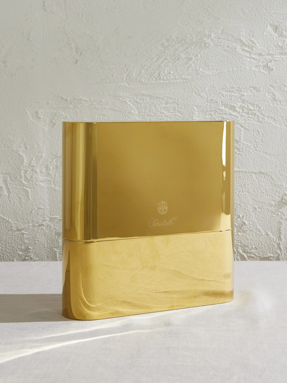 Christofle Concorde Vartiations Gold-tone Stainless Steel Cutlery Case