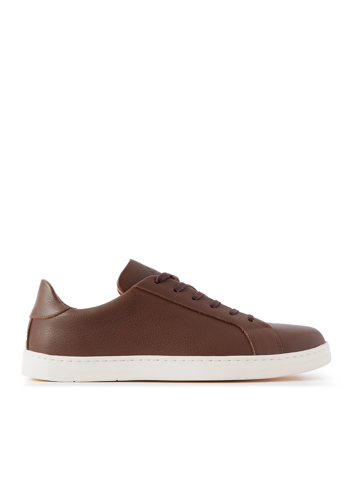 George Cleverley Jack Iii Leather Sneakers In Brown
