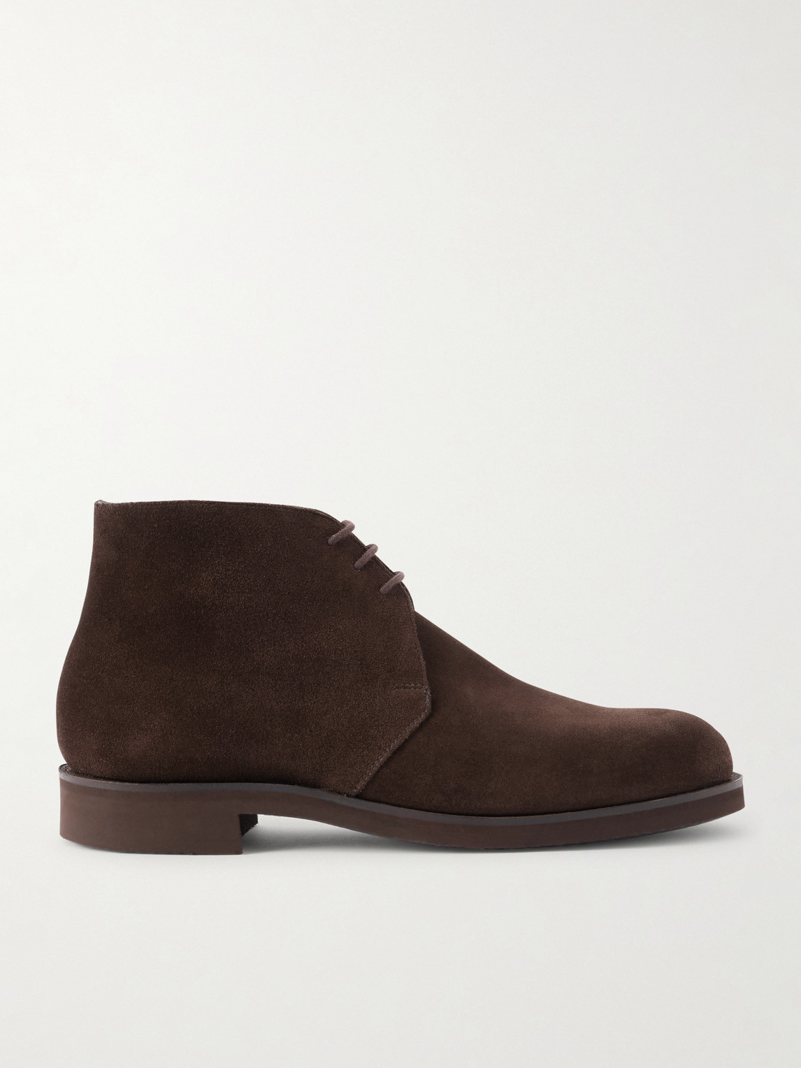 George Cleverley Nathan Suede Chukka Boots In Brown