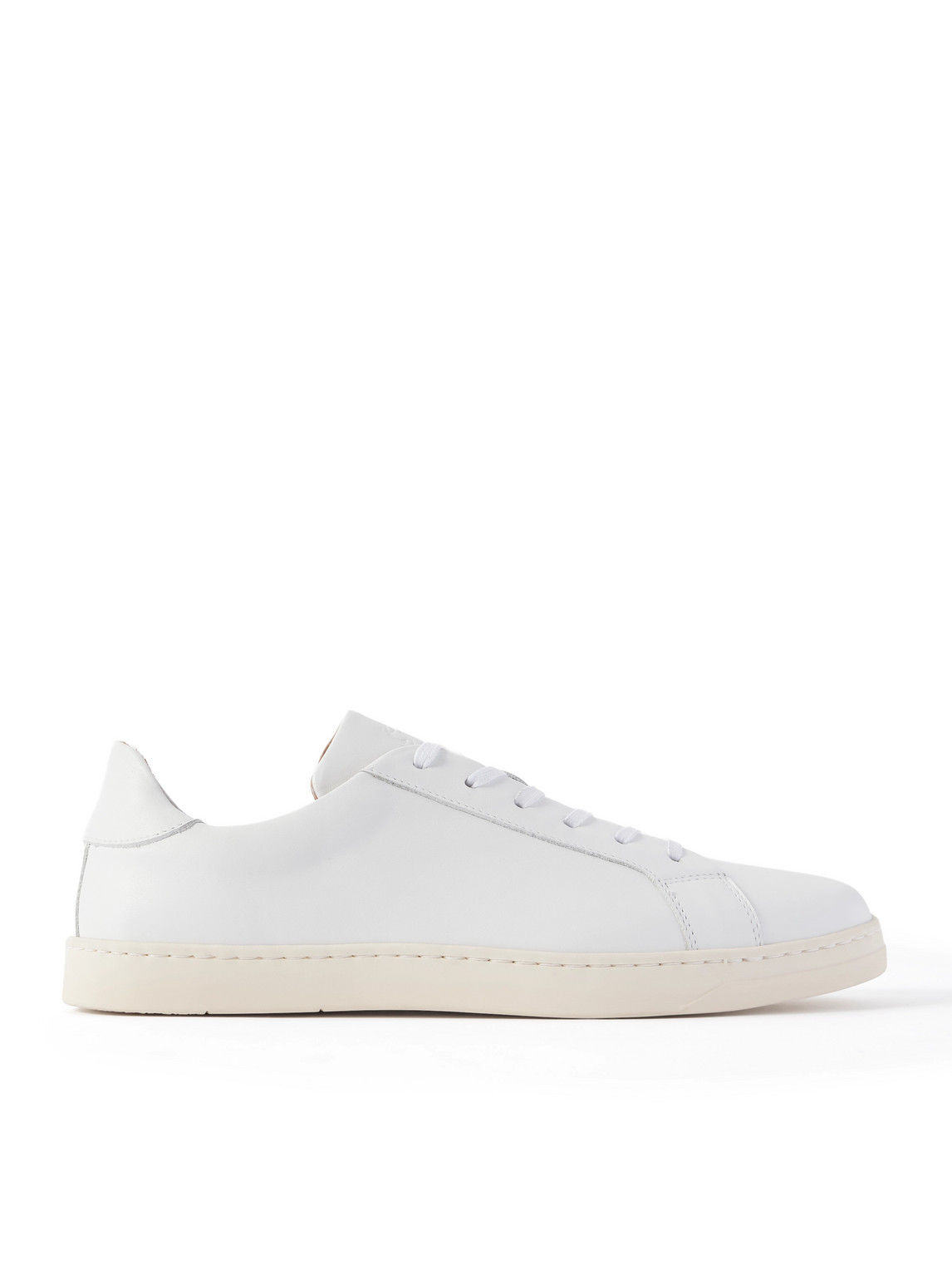 George Cleverley Jack Iii Leather Sneakers In White