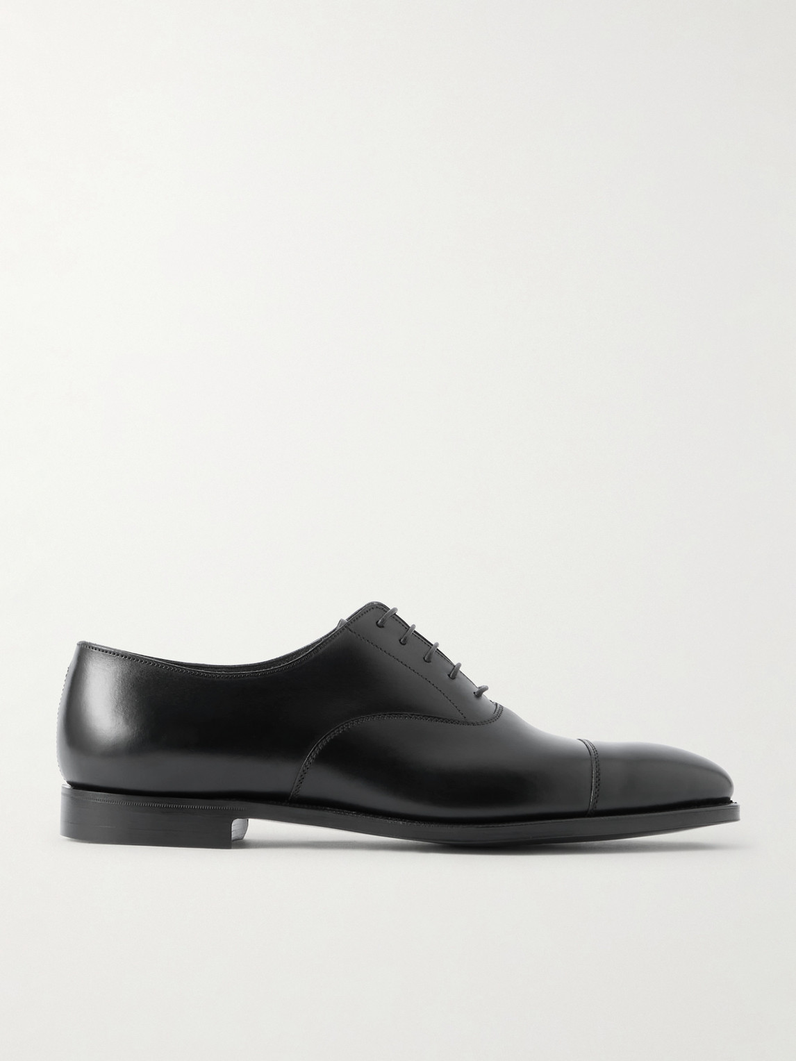 George Cleverley Michael Leather Oxford Shoes In Black