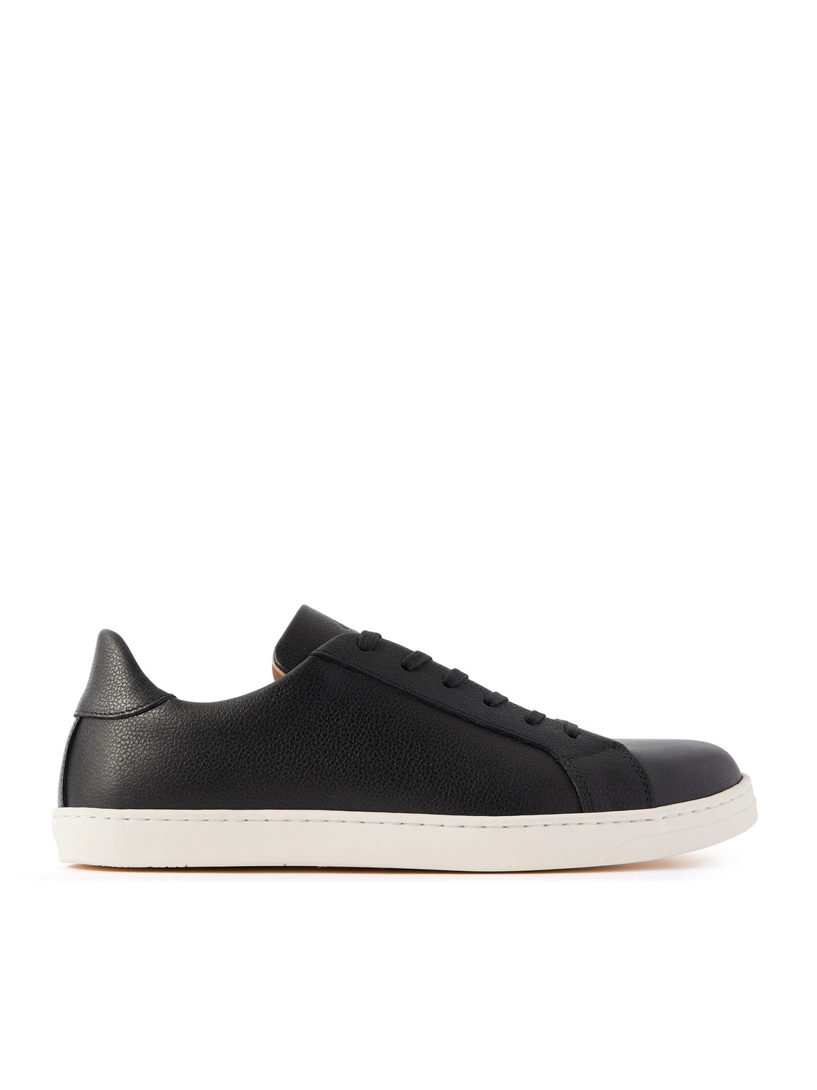 George Cleverley Jack Iii Leather Sneakers In Black