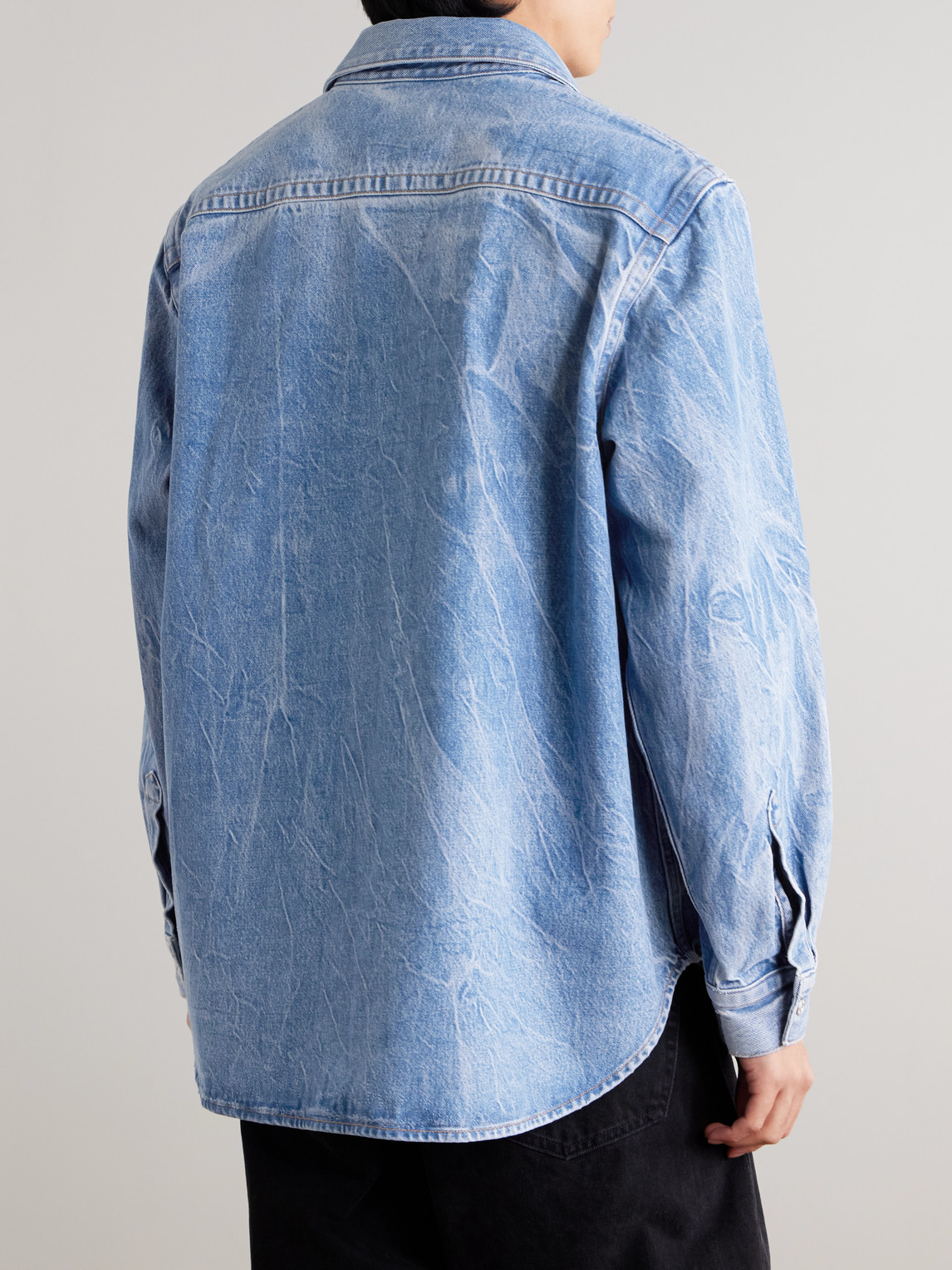  Agolde - Craven Recycled Denim Shirt - Men - Blue - M 