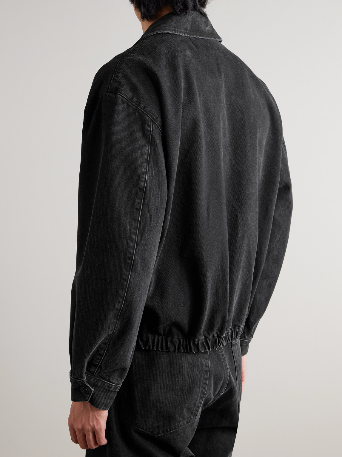  Agolde - Torres Organic And Recycled-denim Blouson Jacket - Men - Black - Xs 