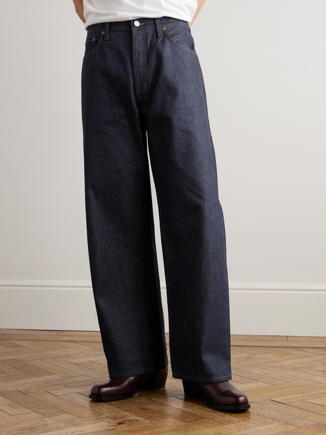  Agolde - Afton Wide-leg Jeans - Men - Blue - Uk/us 28 