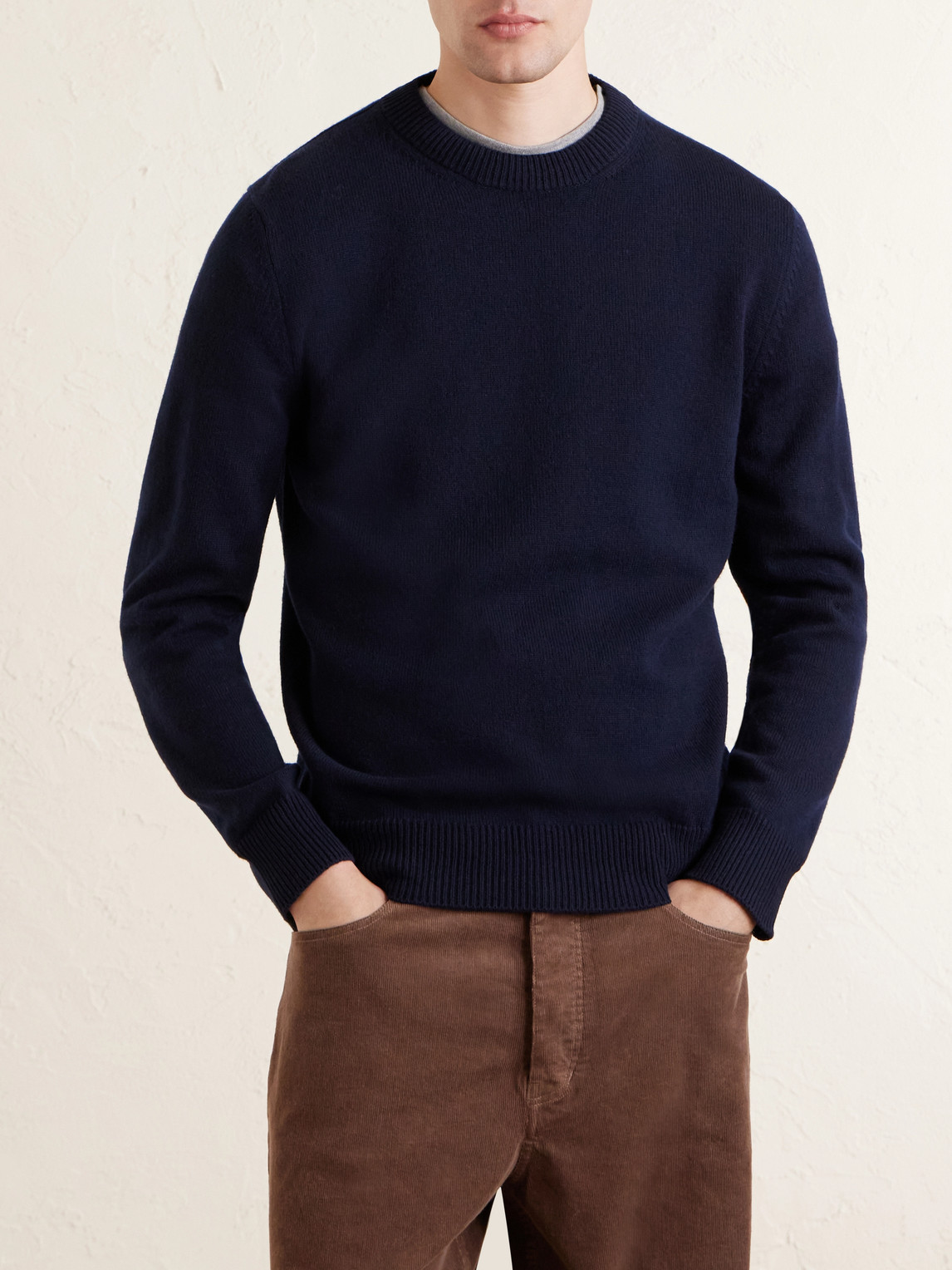  Purdey - Wool And Cotton-blend Sweater - Men - Blue - S 