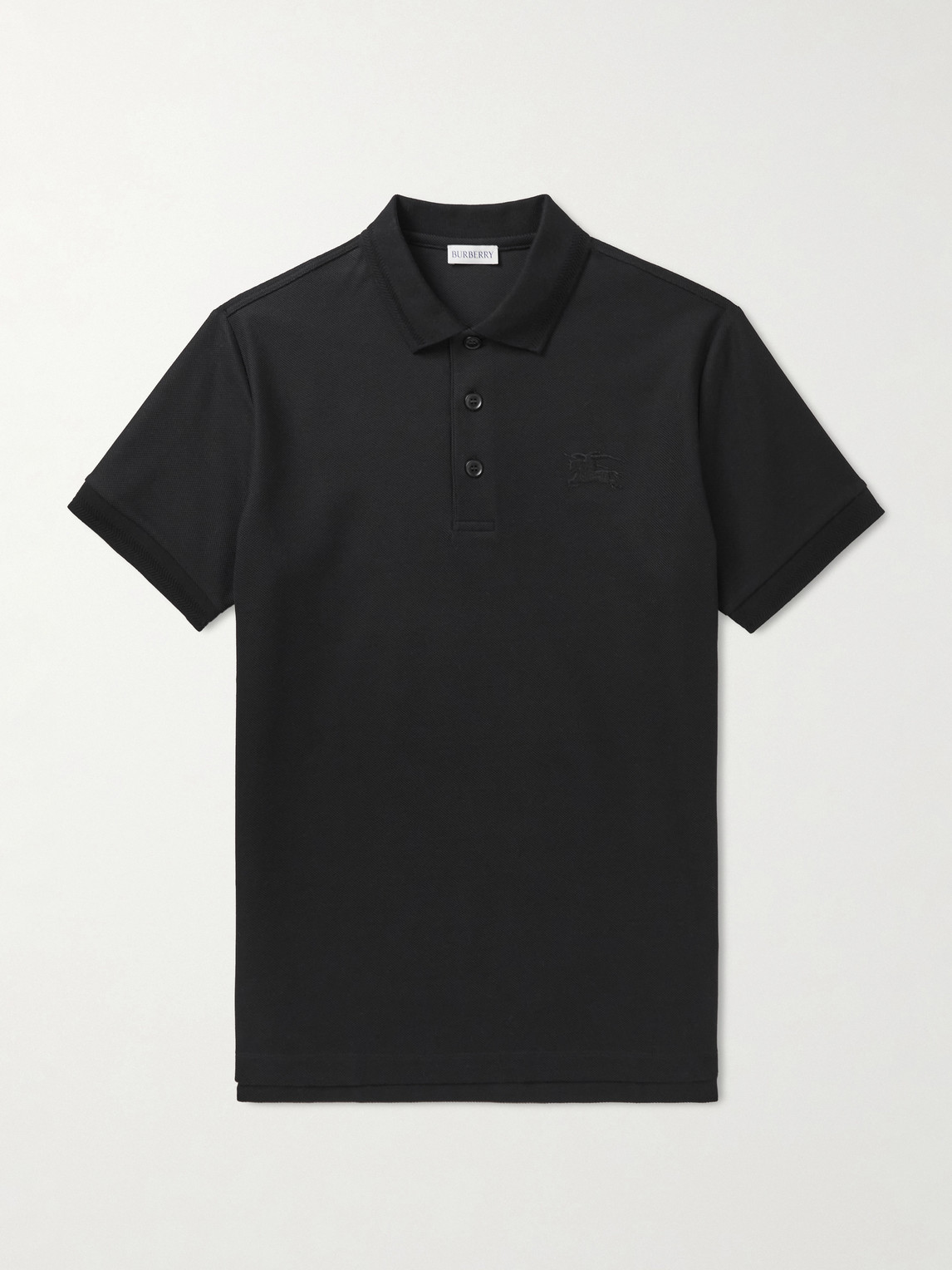 Burberry EKD Logo-Embroidered Cotton-Piqué Polo hirt - Men