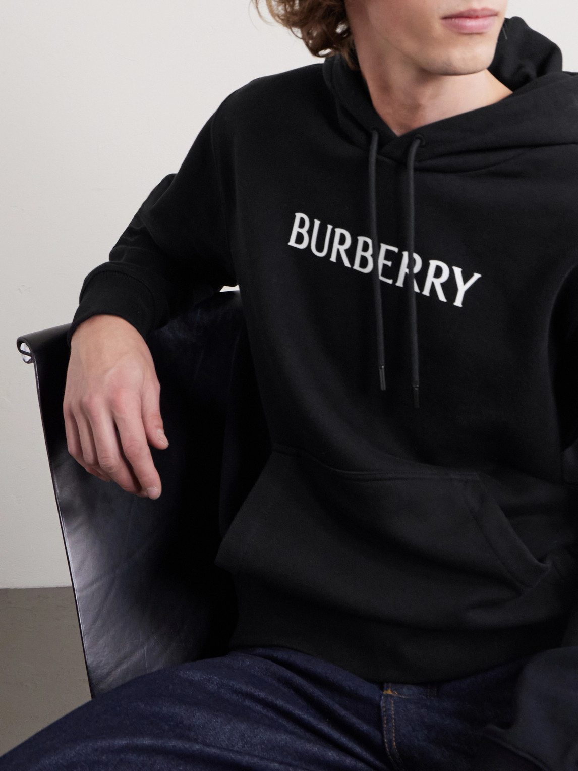 Logo-Print Cotton-Jersey Hoodie