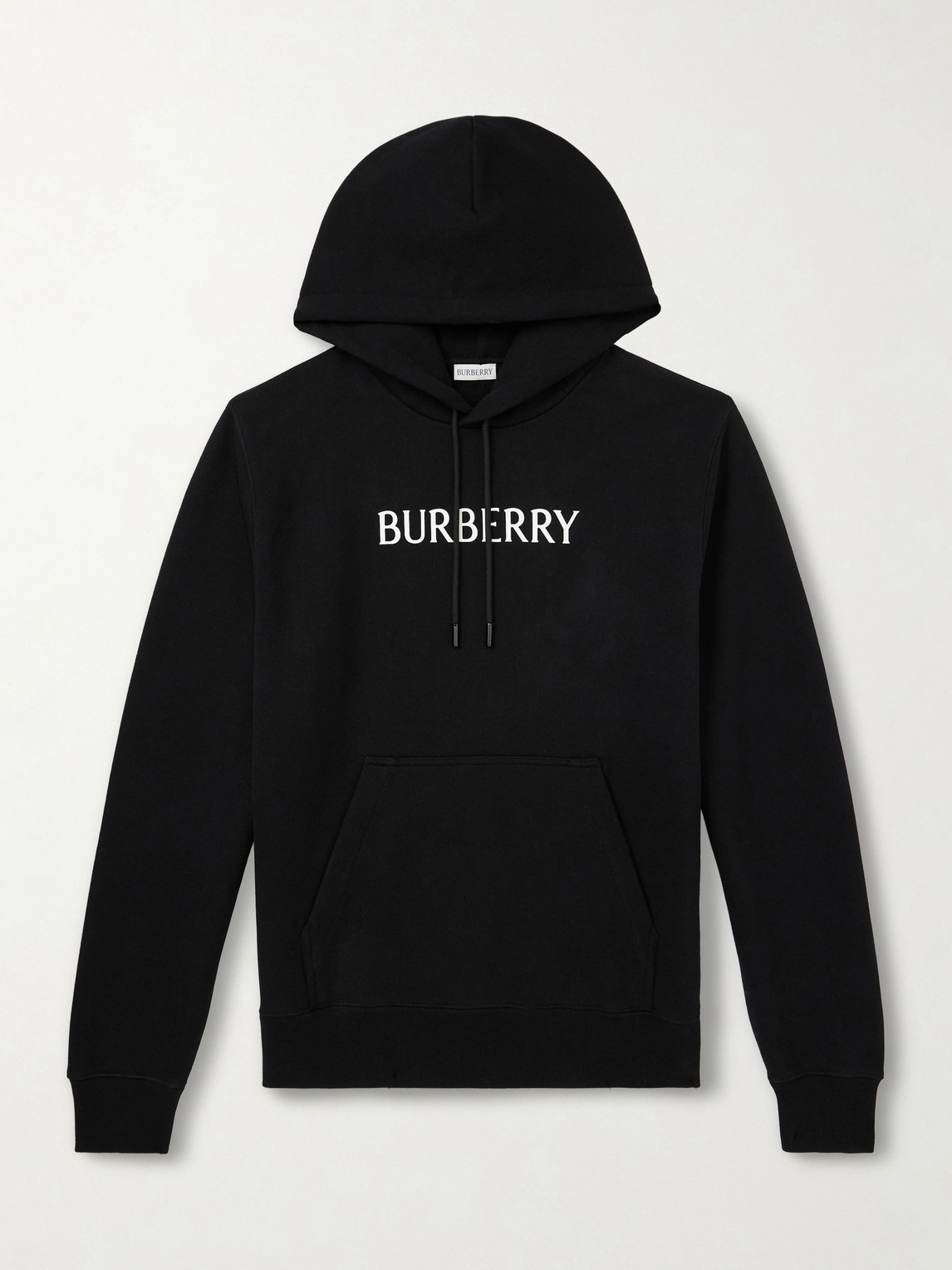 Burberry Logo-Print Cotton-Jersey Hoodie - Men