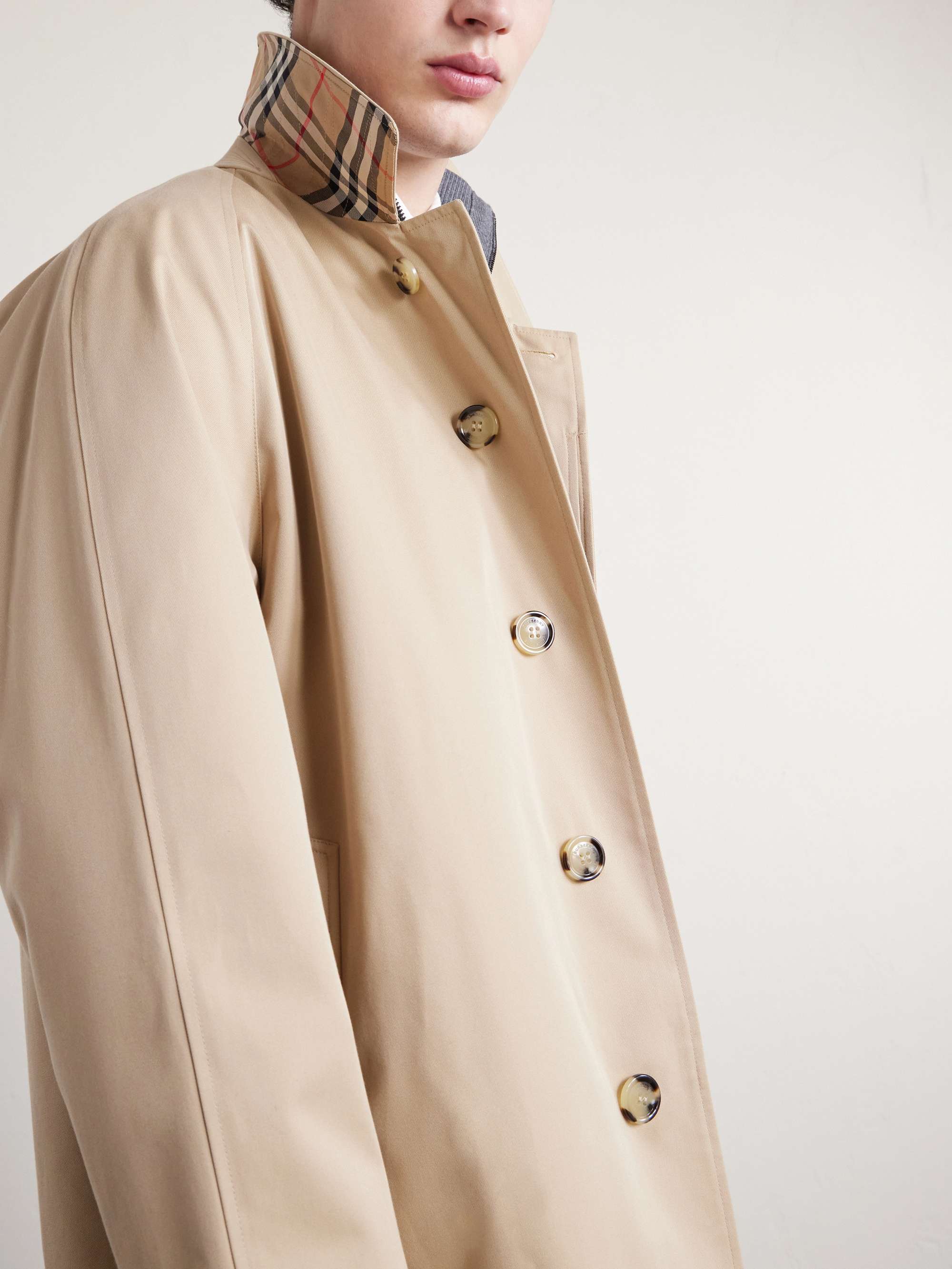 BURBERRY Cotton-Gabardine Car Coat for Men | MR PORTER
