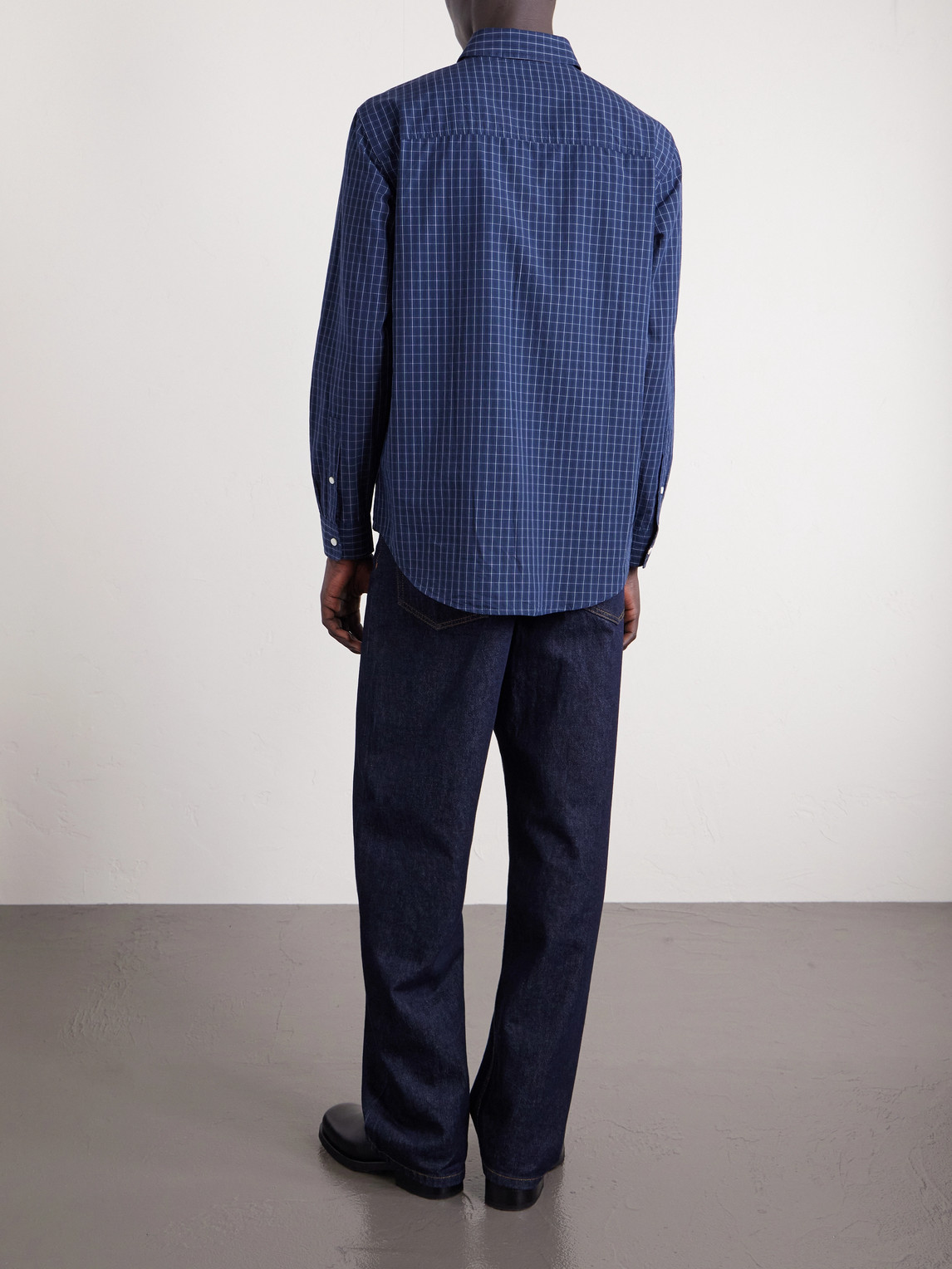  Burberry - Checked Cotton Shirt - Men - Blue - L 