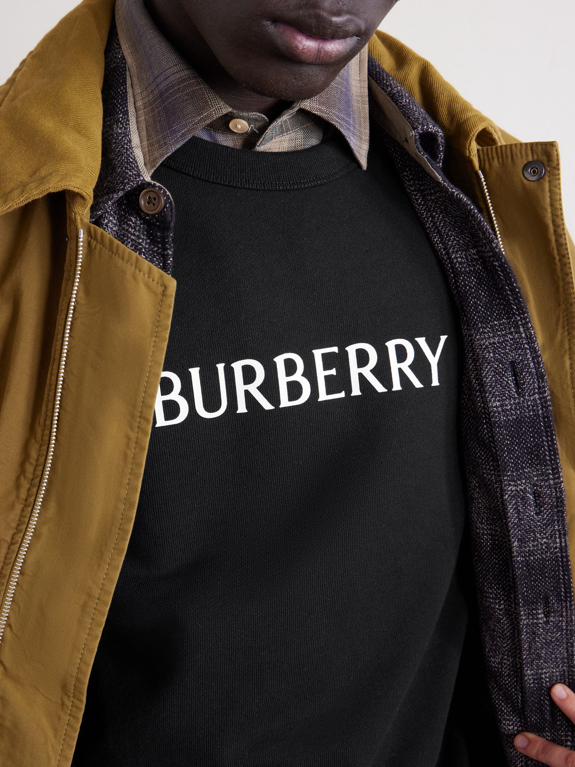 Logo-Print Cotton-Jersey Sweatshirt
