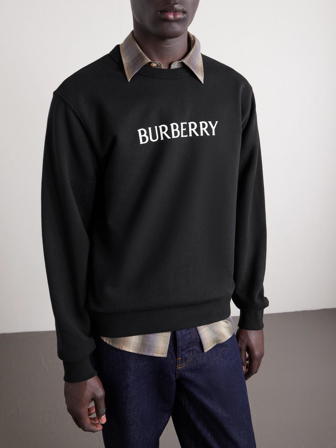 Logo-Print Cotton-Jersey Sweatshirt