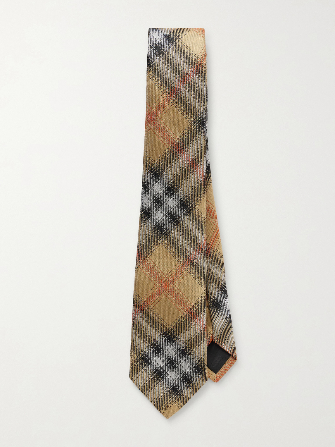 Burberry 7cm Checked Mulberry Silk-Jacquard Tie - Men
