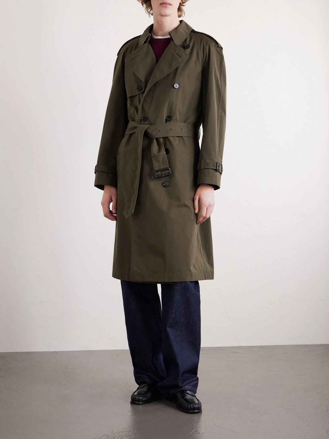 Cotton-Gabardine Trench Coat