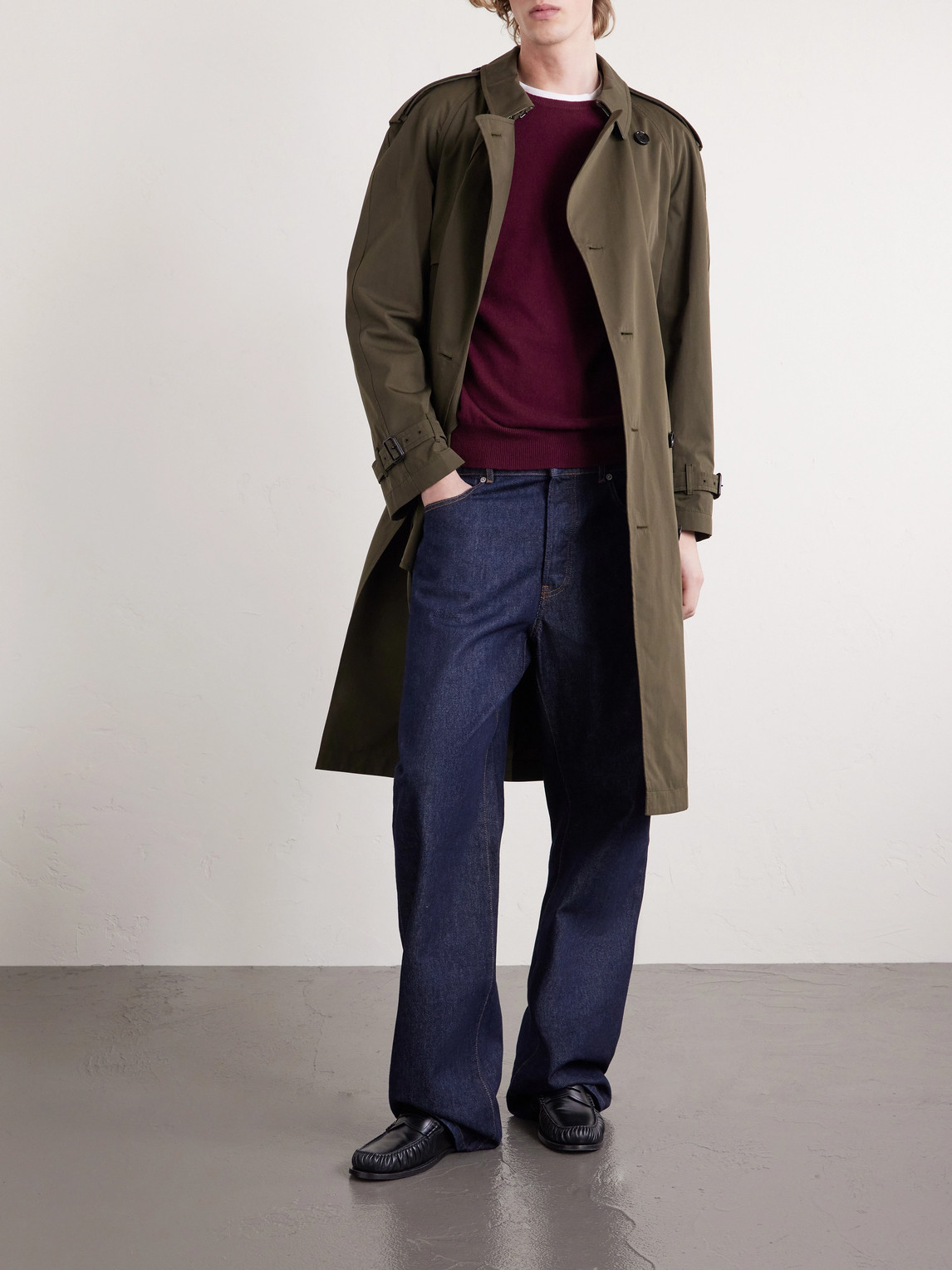 Cotton-Gabardine Trench Coat