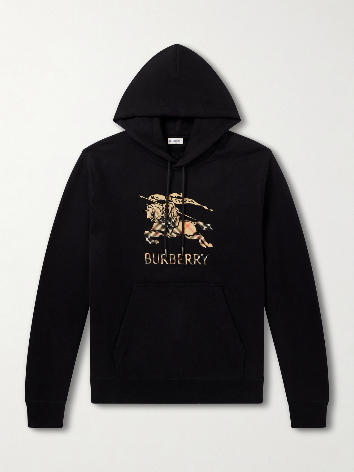 Burberry Logo-Print Cotton-Jersey Hoodie - Men