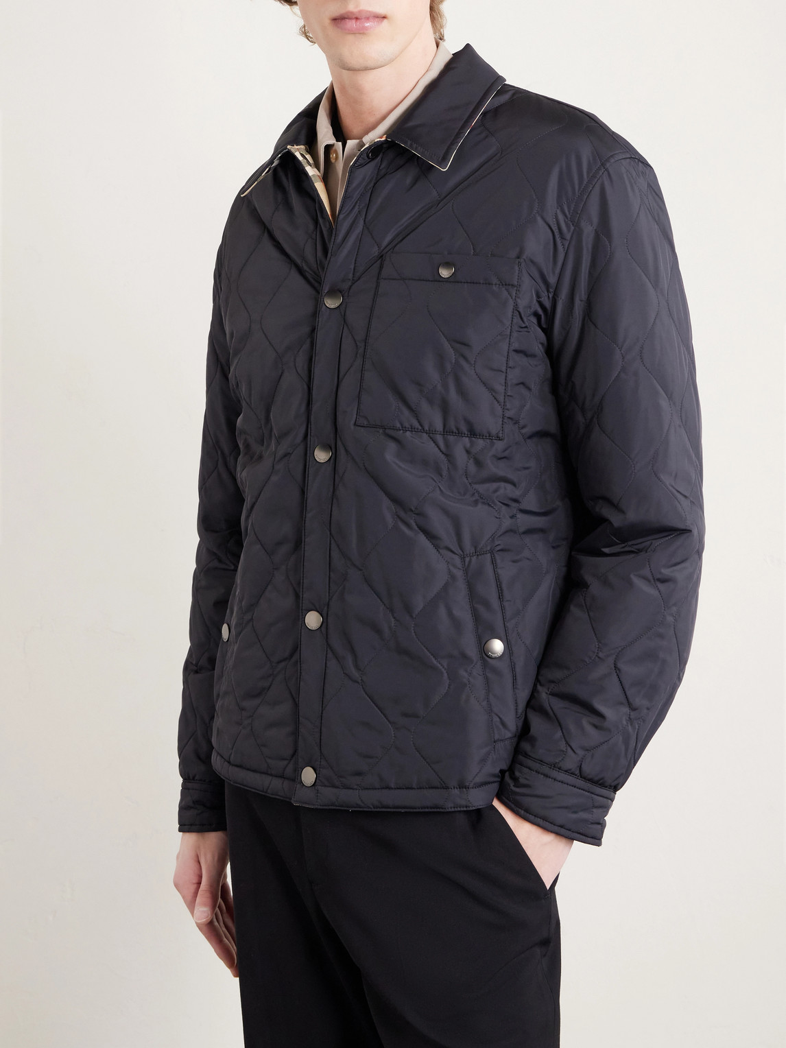 Reversible Padded Quilted Shell Jacket