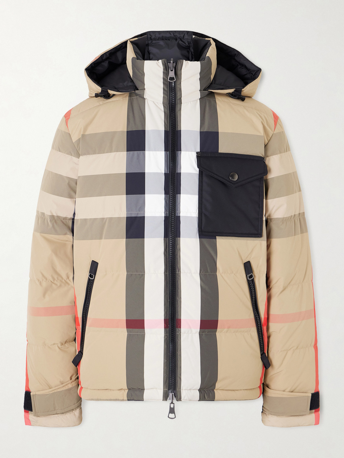 Burberry Reversible Quilted Checked Shell Hooded Down Jacketen