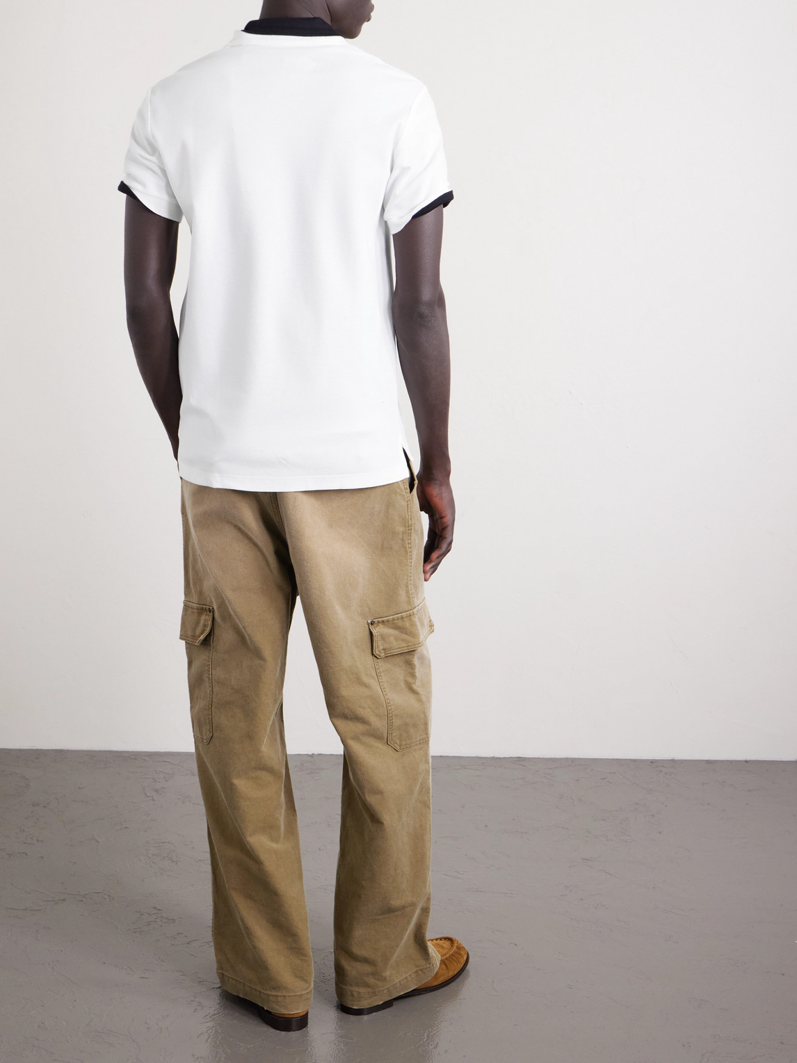 Burberry Eddie Shirt With Short Sleeves And Collar In White