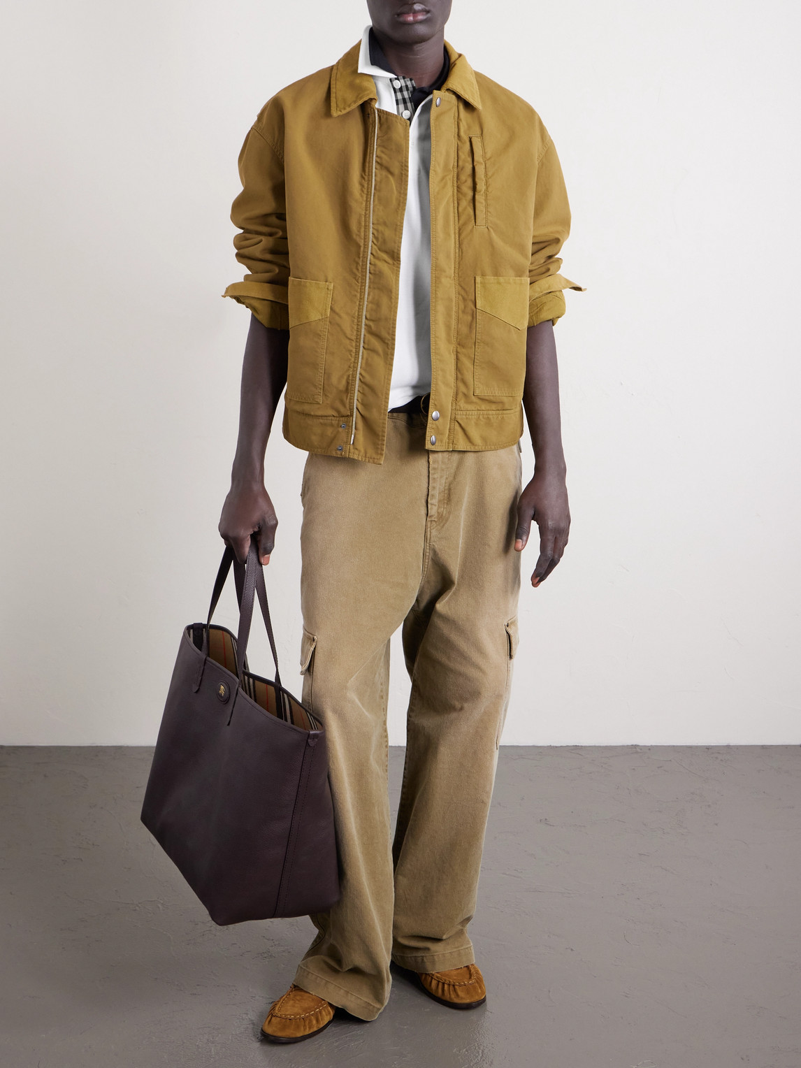 Burberry Eddie Shirt With Short Sleeves And Collar In White