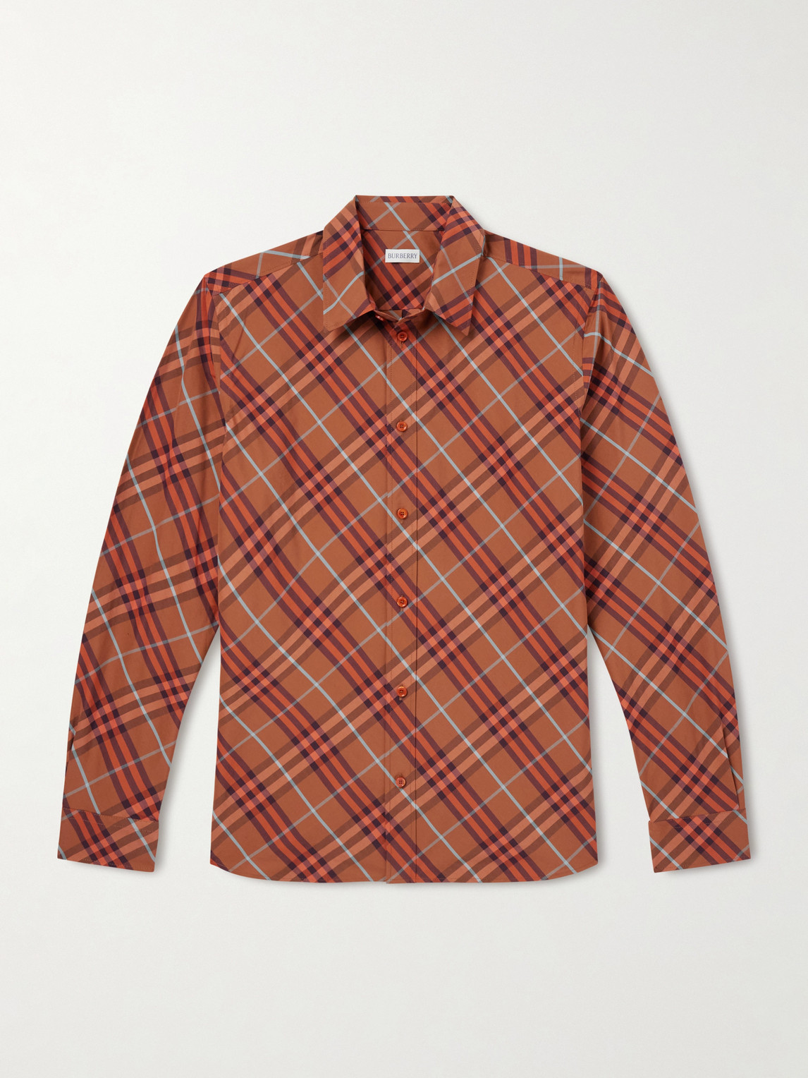 Burberry Robert Checked Cotton Shirten