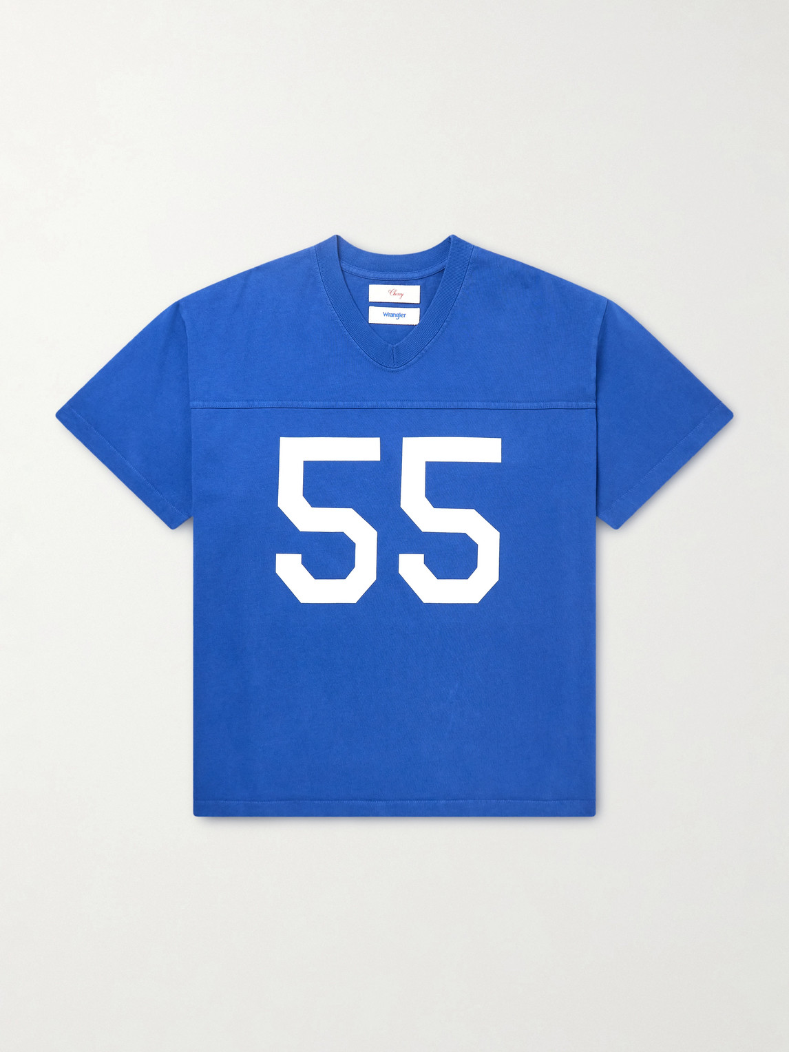 Cherry Los Angeles Wrangler Logo-Print Cotton-Jersey T-hirt - Men