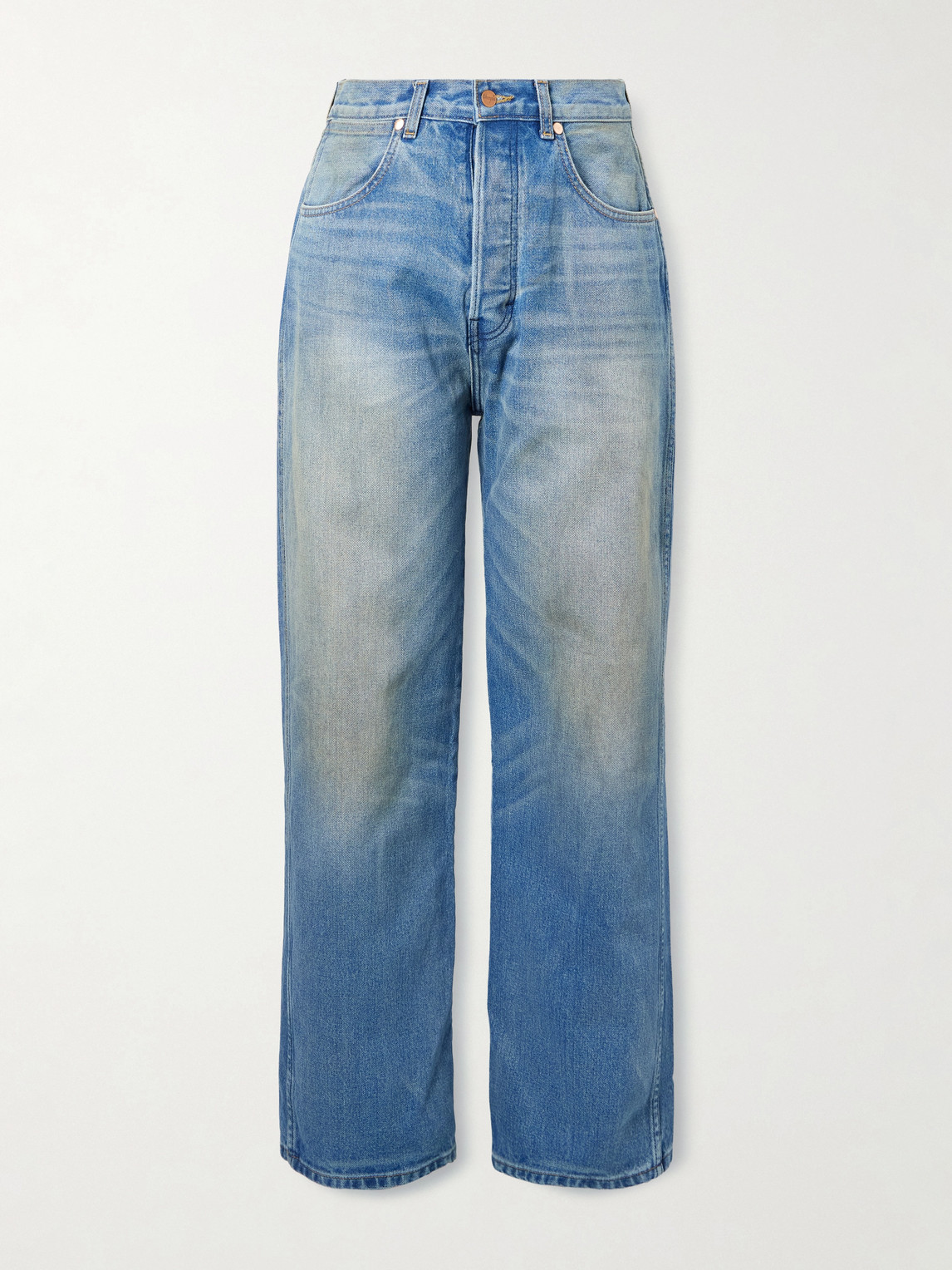 Cherry Los Angeles Wrangler Wide-Leg Jeans - Men
