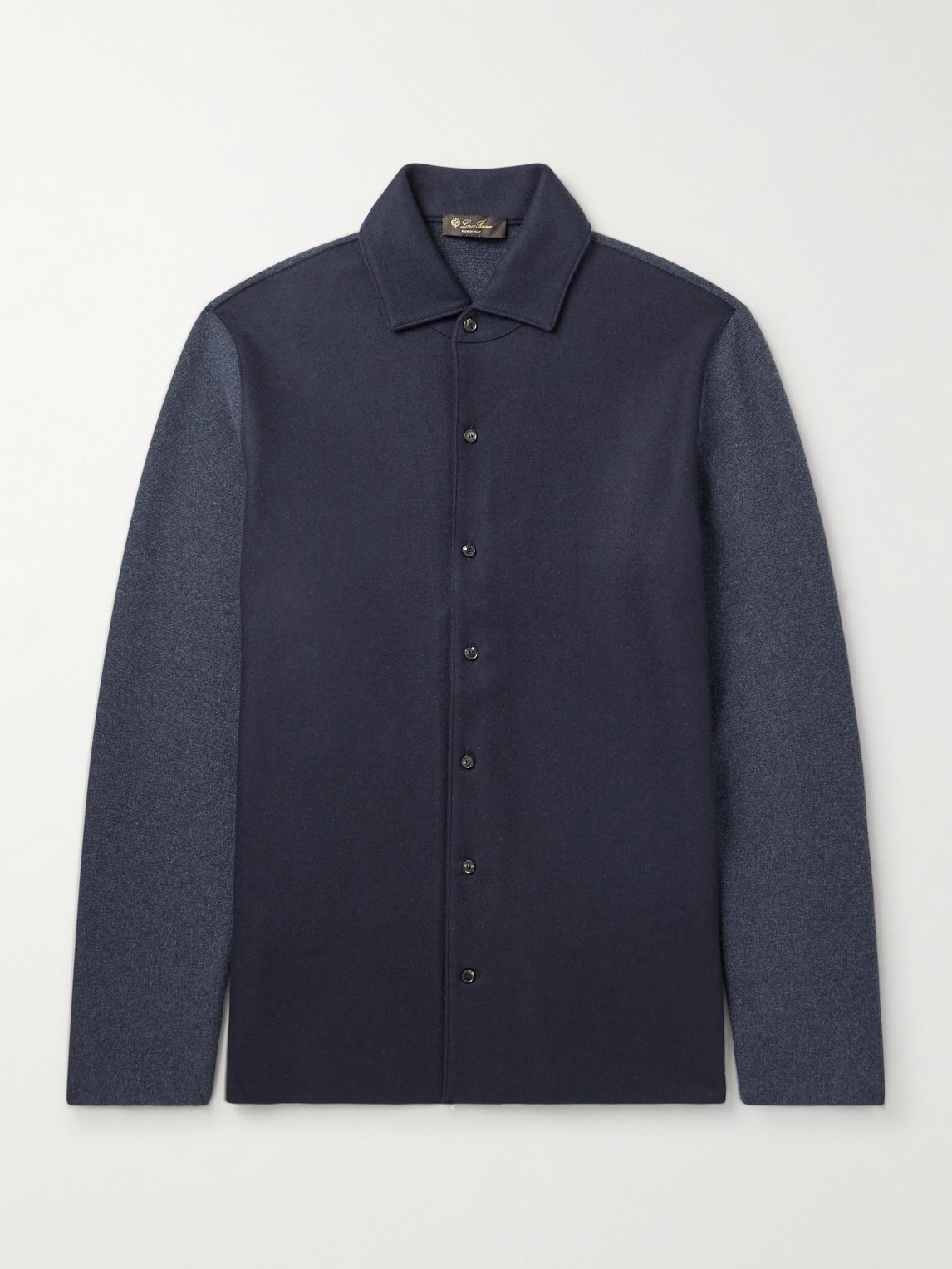 Loro Piana Breia Felt-Panelled CashWish® Overshirt - Men