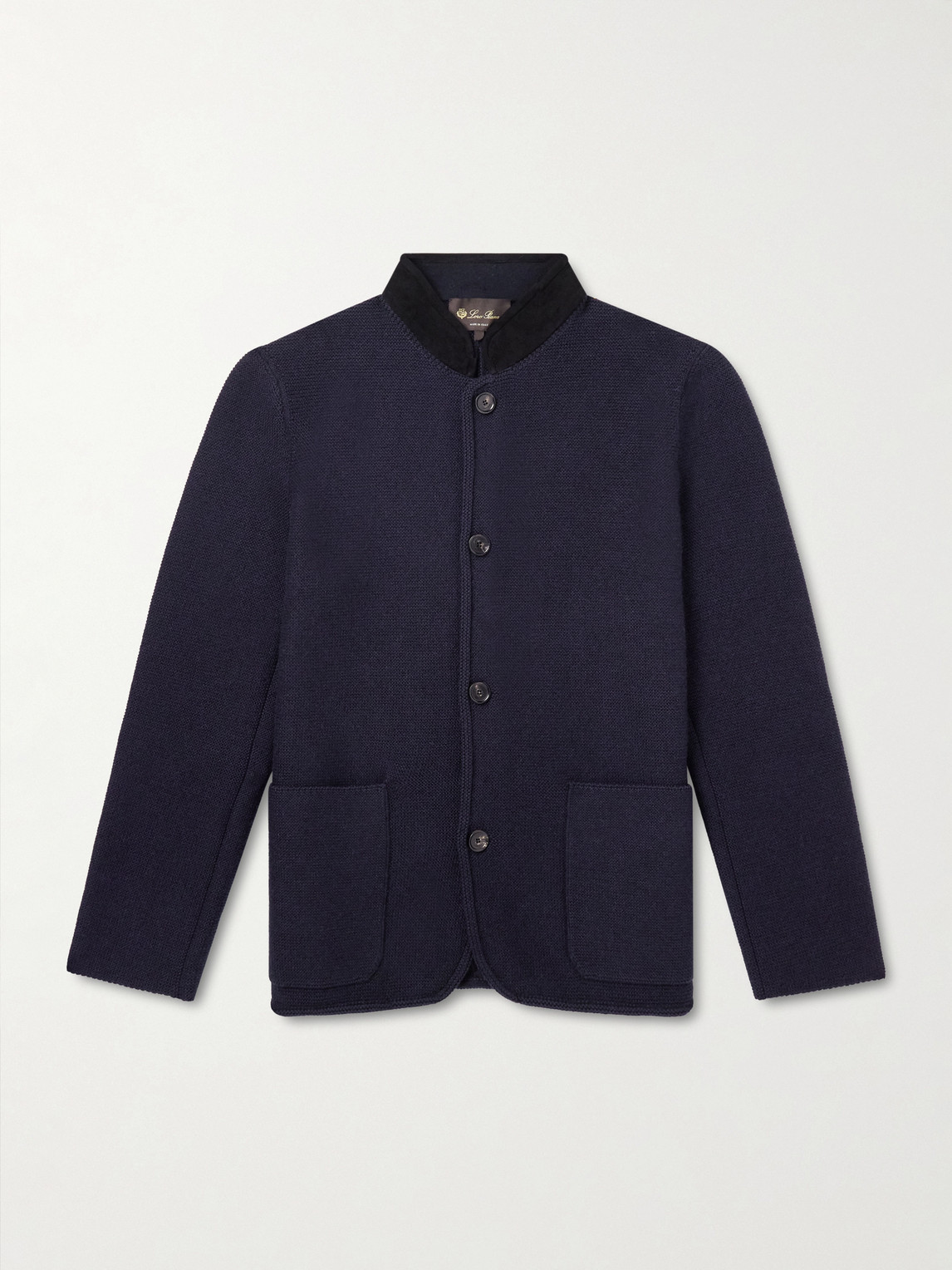 Loro Piana Arola Suede-Trimmed Cashmere-Blend Jacket - Men