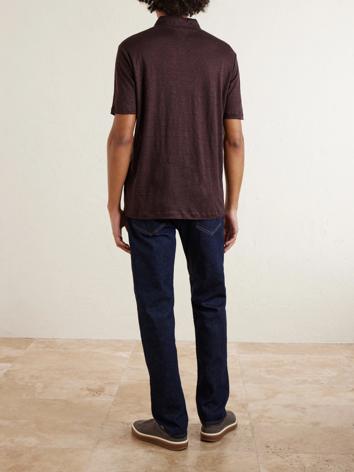 Linen Polo Shirt