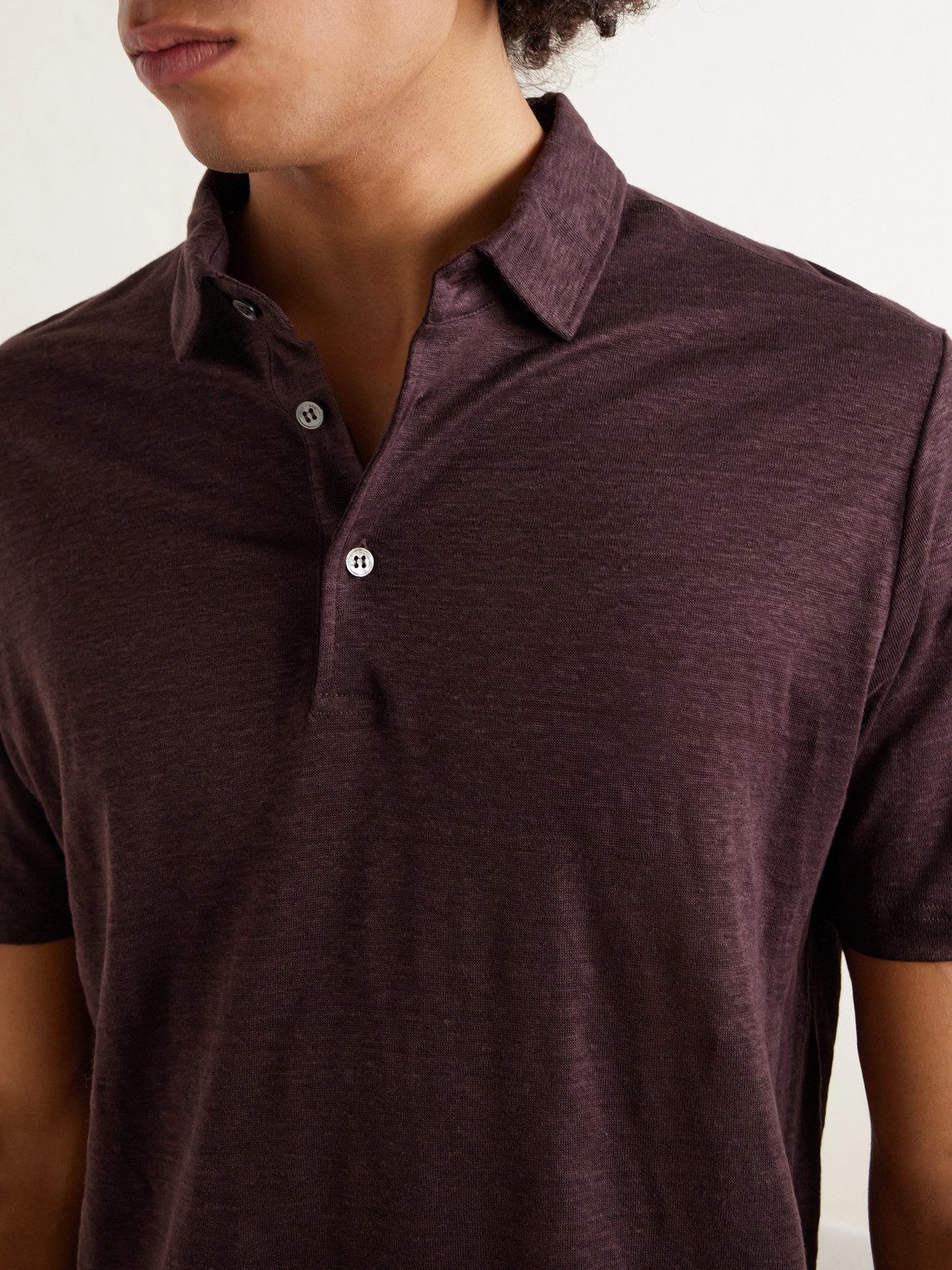Linen Polo Shirt