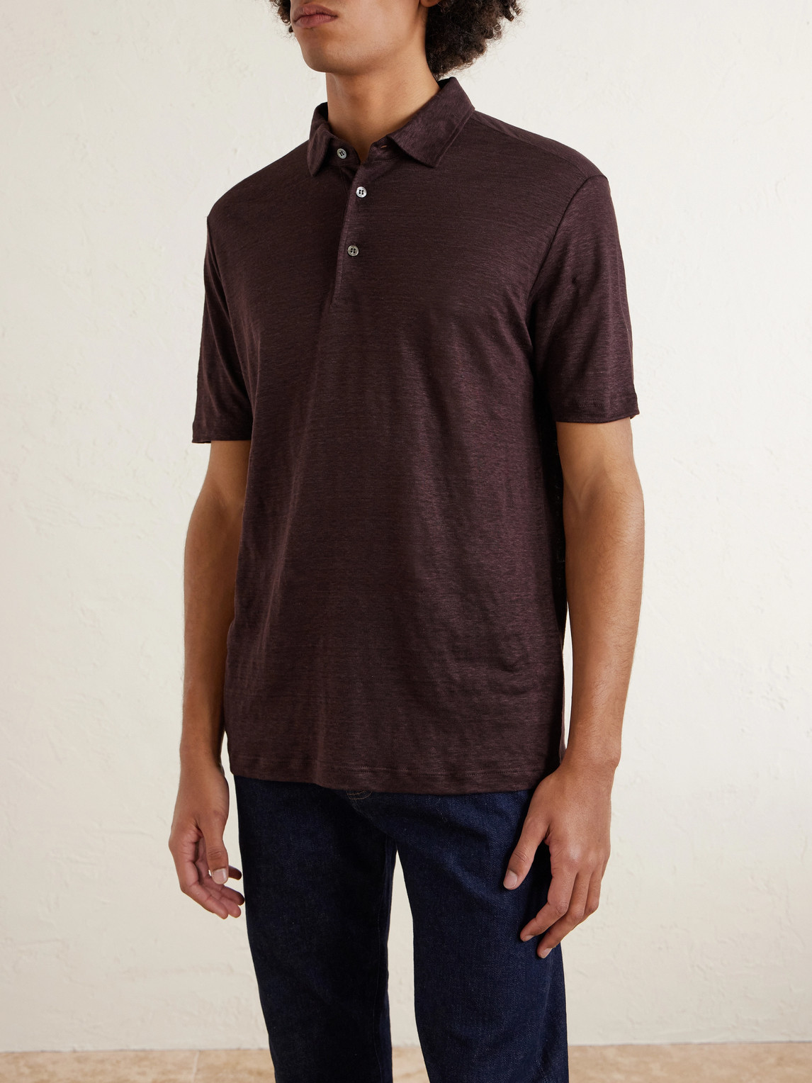 Linen Polo Shirt