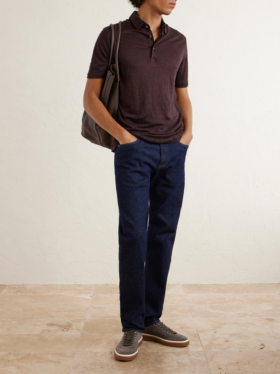 Linen Polo Shirt