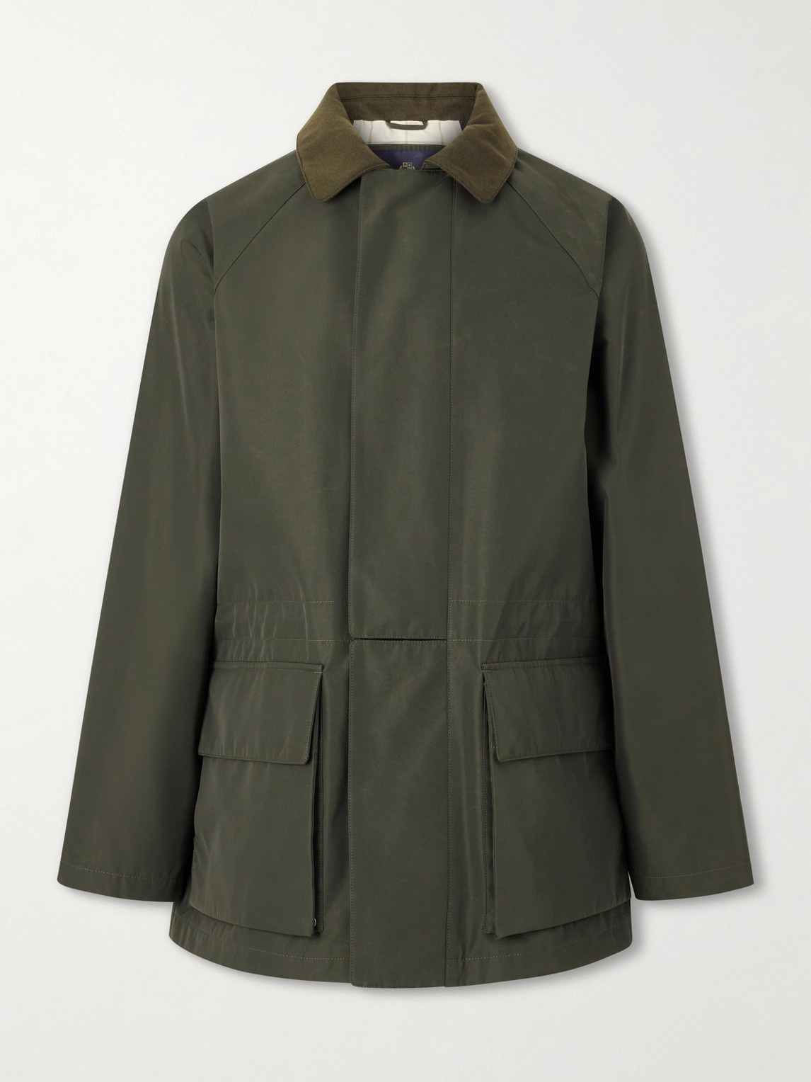Loro Piana Horsey Leather-Trimmed Storm System® Tech-Shell Field Jacket - Men