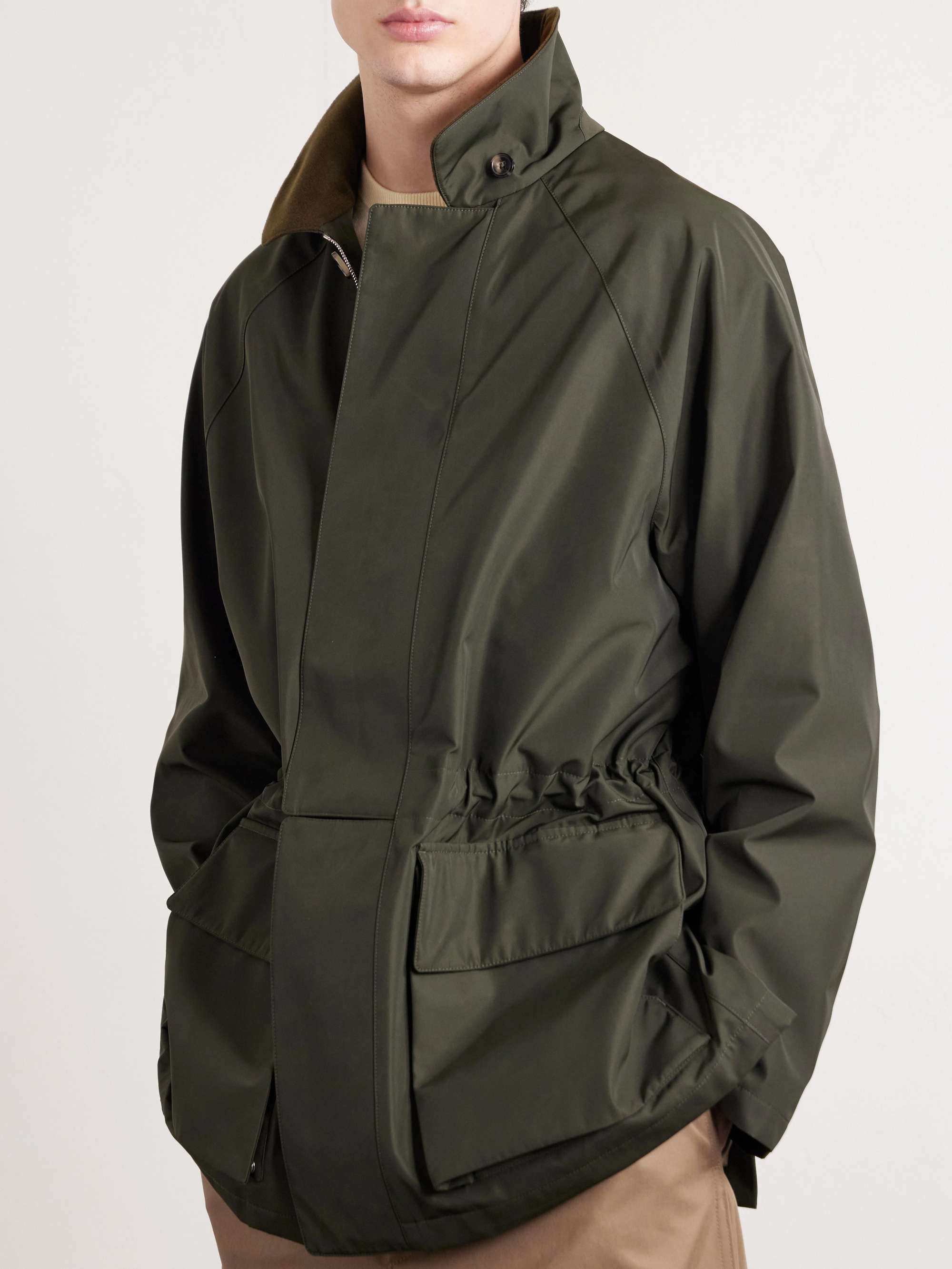 LORO PIANA Horsey Leather-Trimmed Storm System® Tech-Shell Field