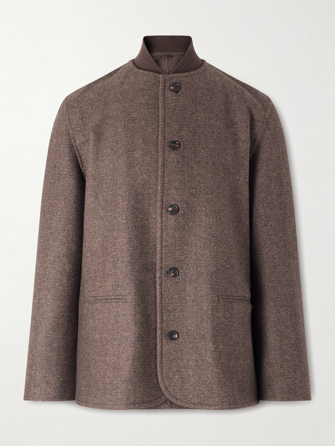 Loro Piana Chilton Herringbone Virgin Wool and Cashmere-Blend Jacket - Men