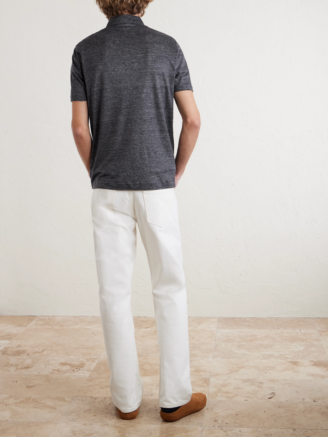 Linen Polo Shirt
