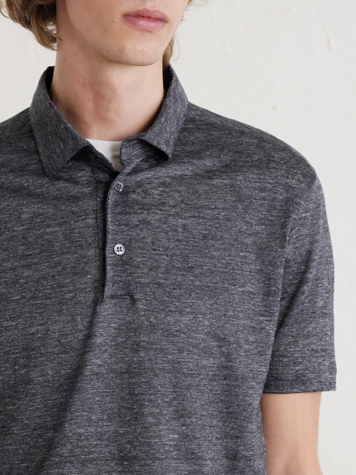 Linen Polo Shirt