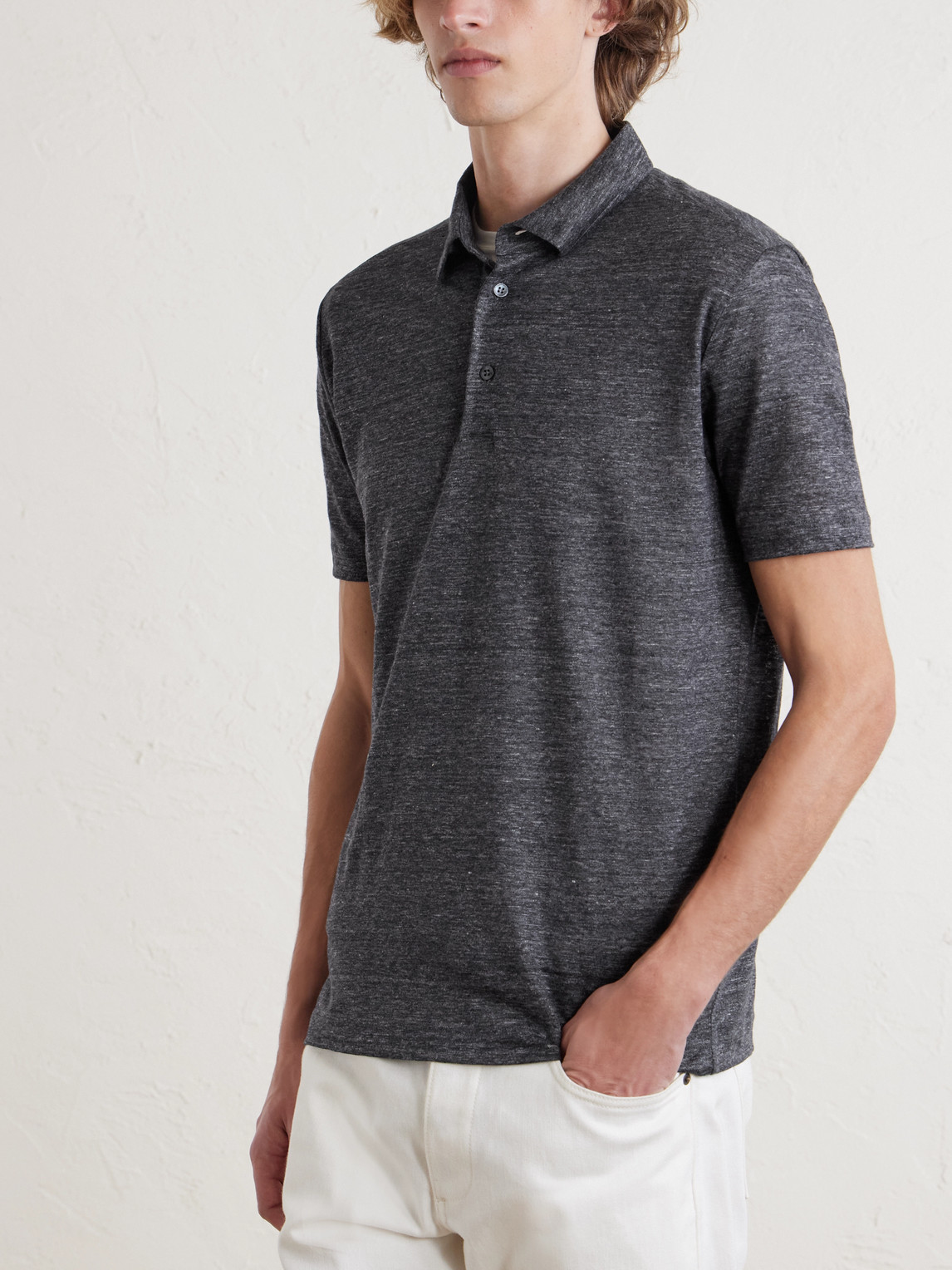 Linen Polo Shirt